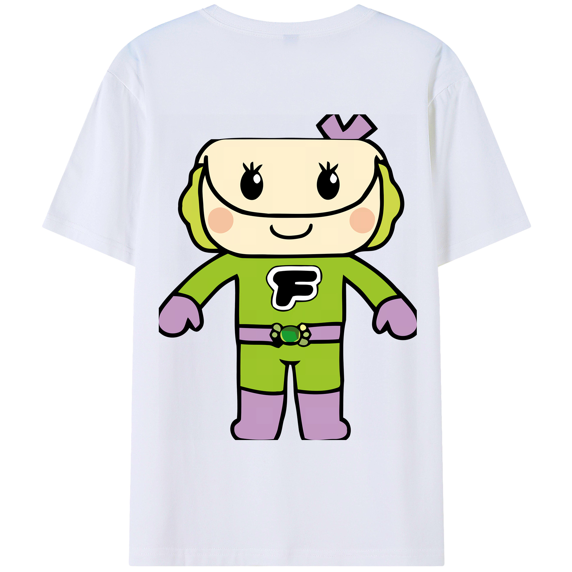 （画像用） アンパンマン Anpanman 綿100％ メンズ半袖Tシャツ（バックプリント） 通気性
