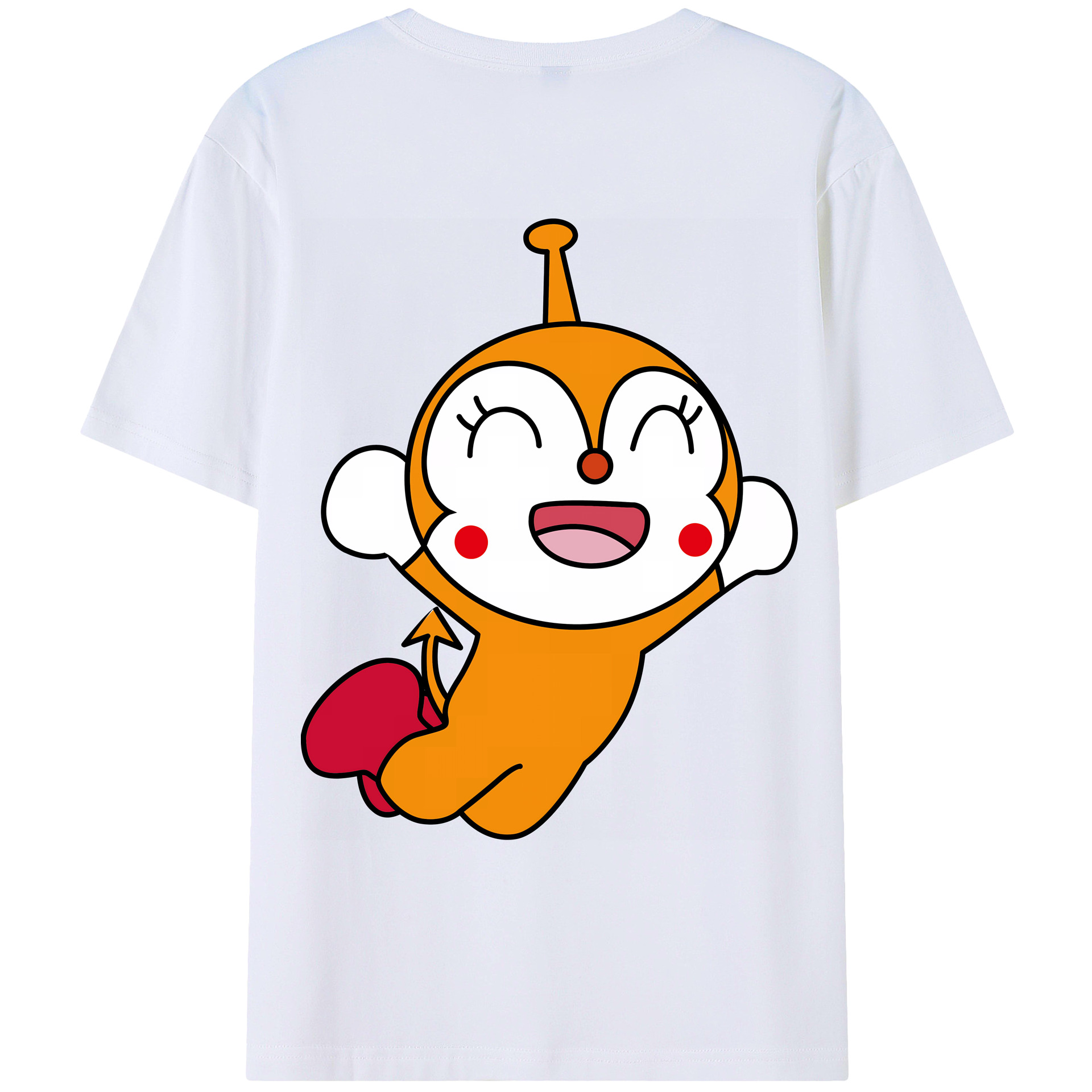 （画像用） アンパンマン Anpanman 綿100％ メンズ半袖Tシャツ（バックプリント） 通気性