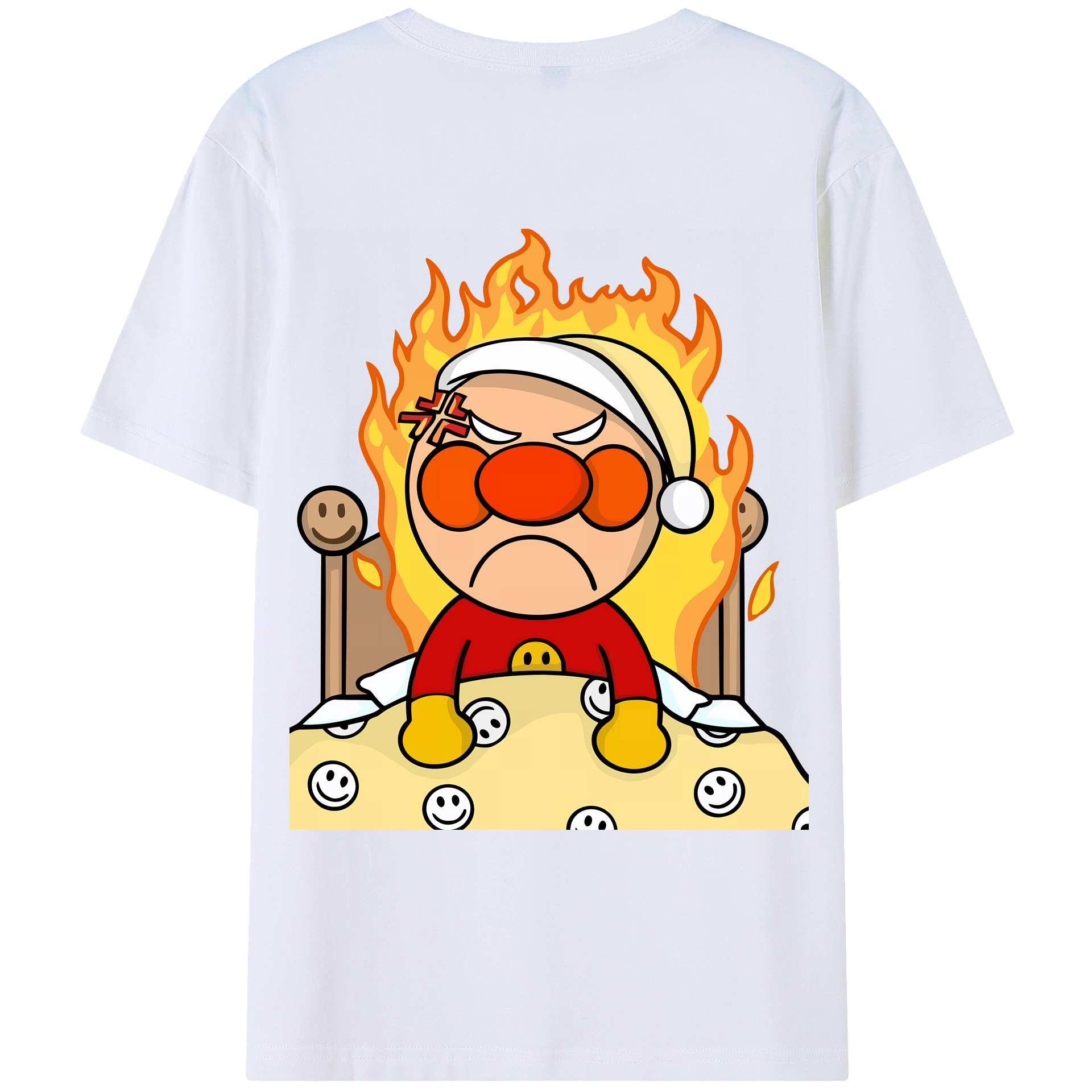 （画像用） アンパンマン Anpanman 綿100％ メンズ半袖Tシャツ（バックプリント） 通気性
