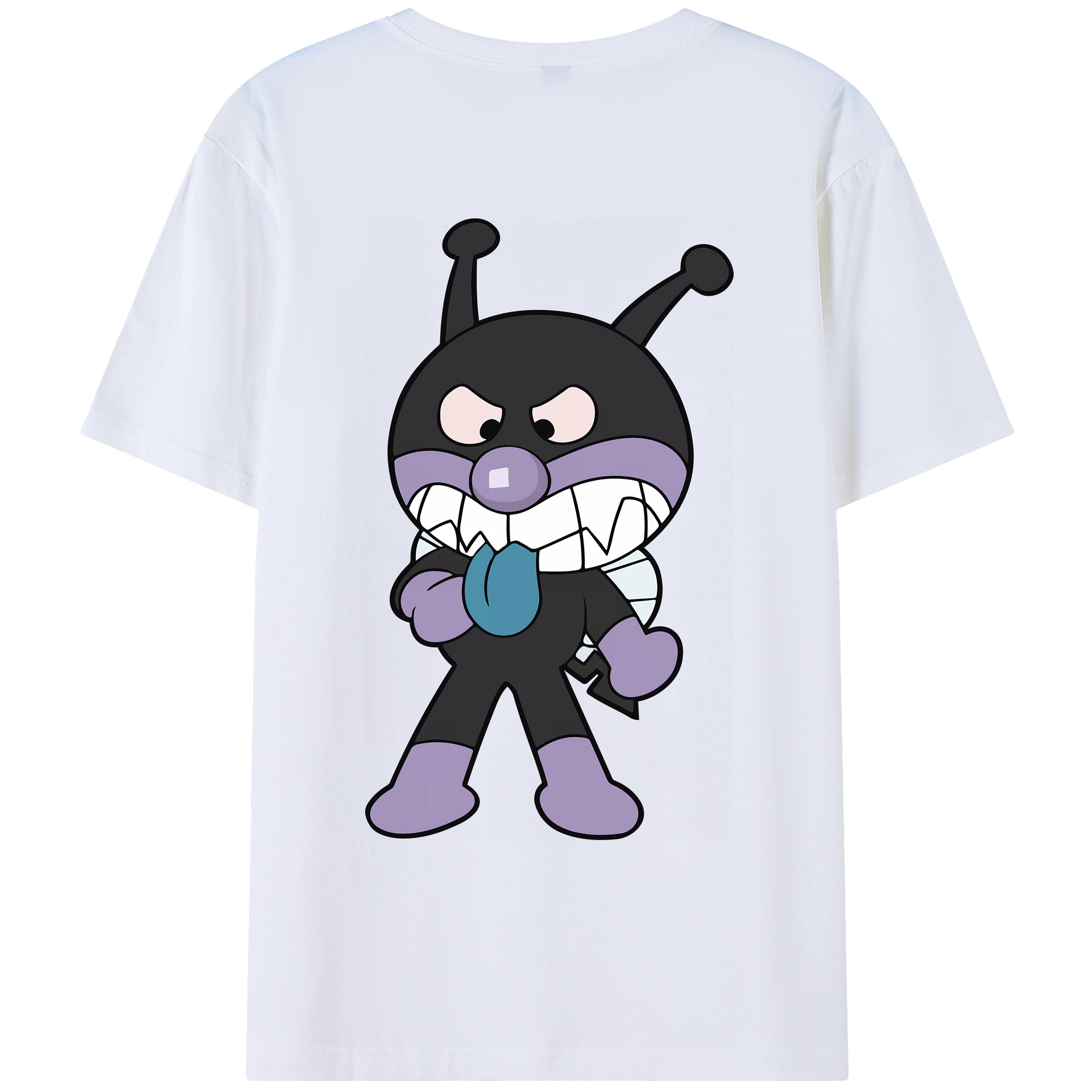 （画像用） アンパンマン Anpanman 綿100％ メンズ半袖Tシャツ（バックプリント） 通気性