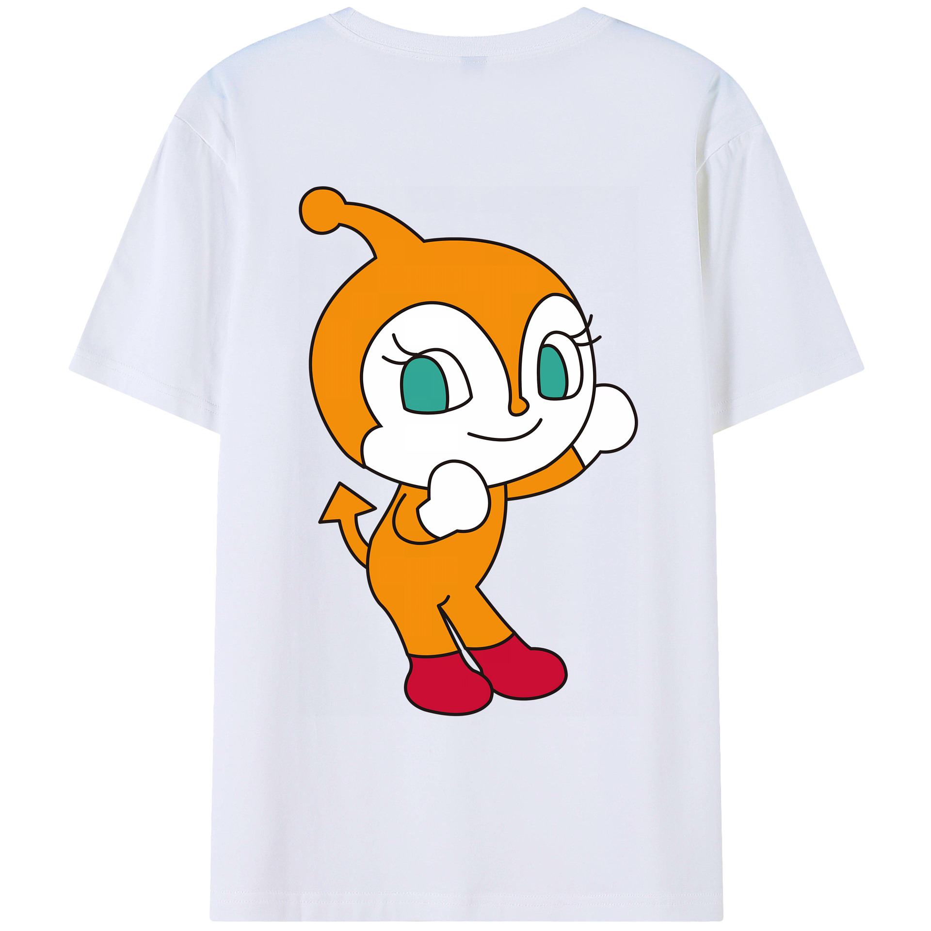 （画像用） アンパンマン Anpanman 綿100％ メンズ半袖Tシャツ（バックプリント） 通気性