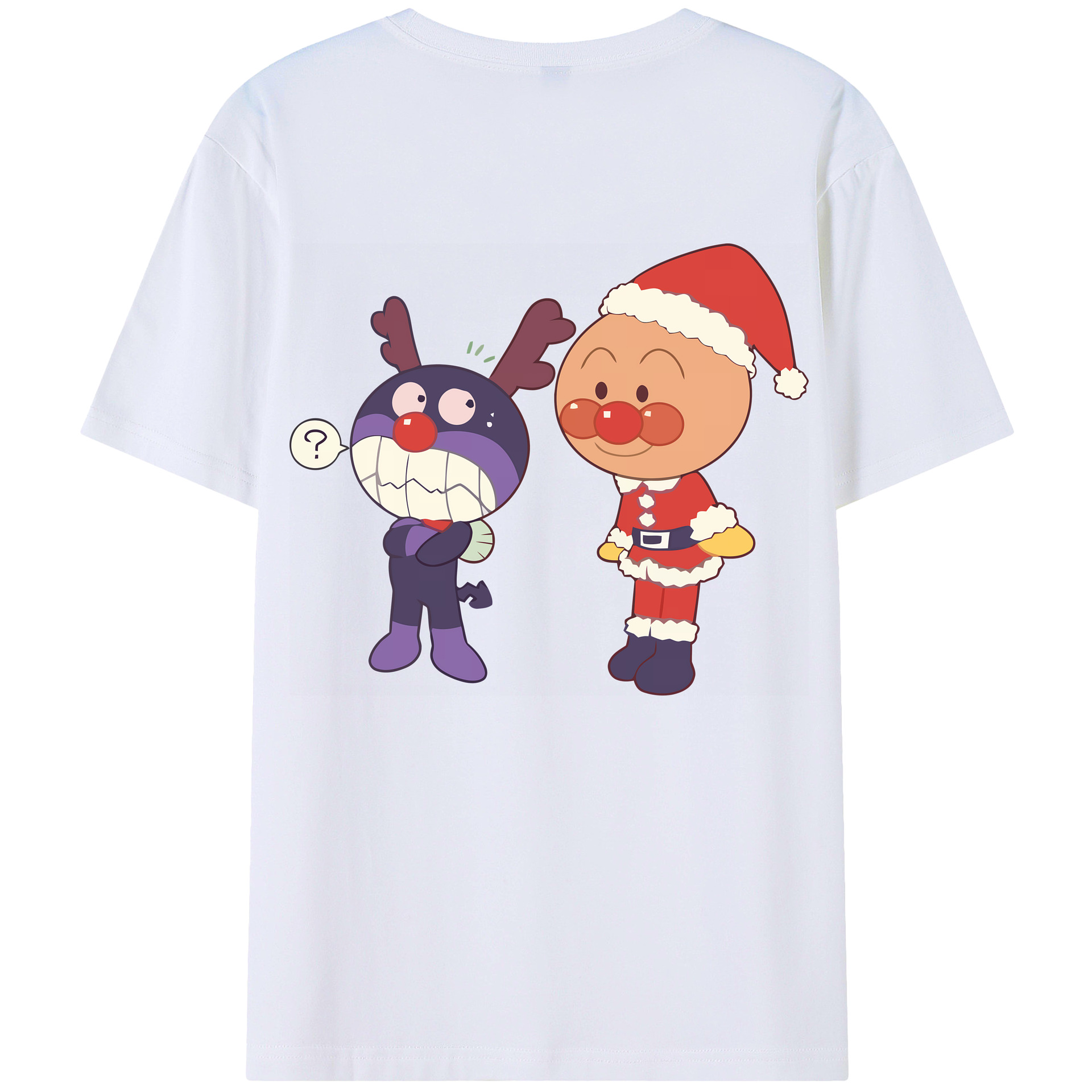 （画像用） アンパンマン Anpanman 綿100％ メンズ半袖Tシャツ（バックプリント） 通気性