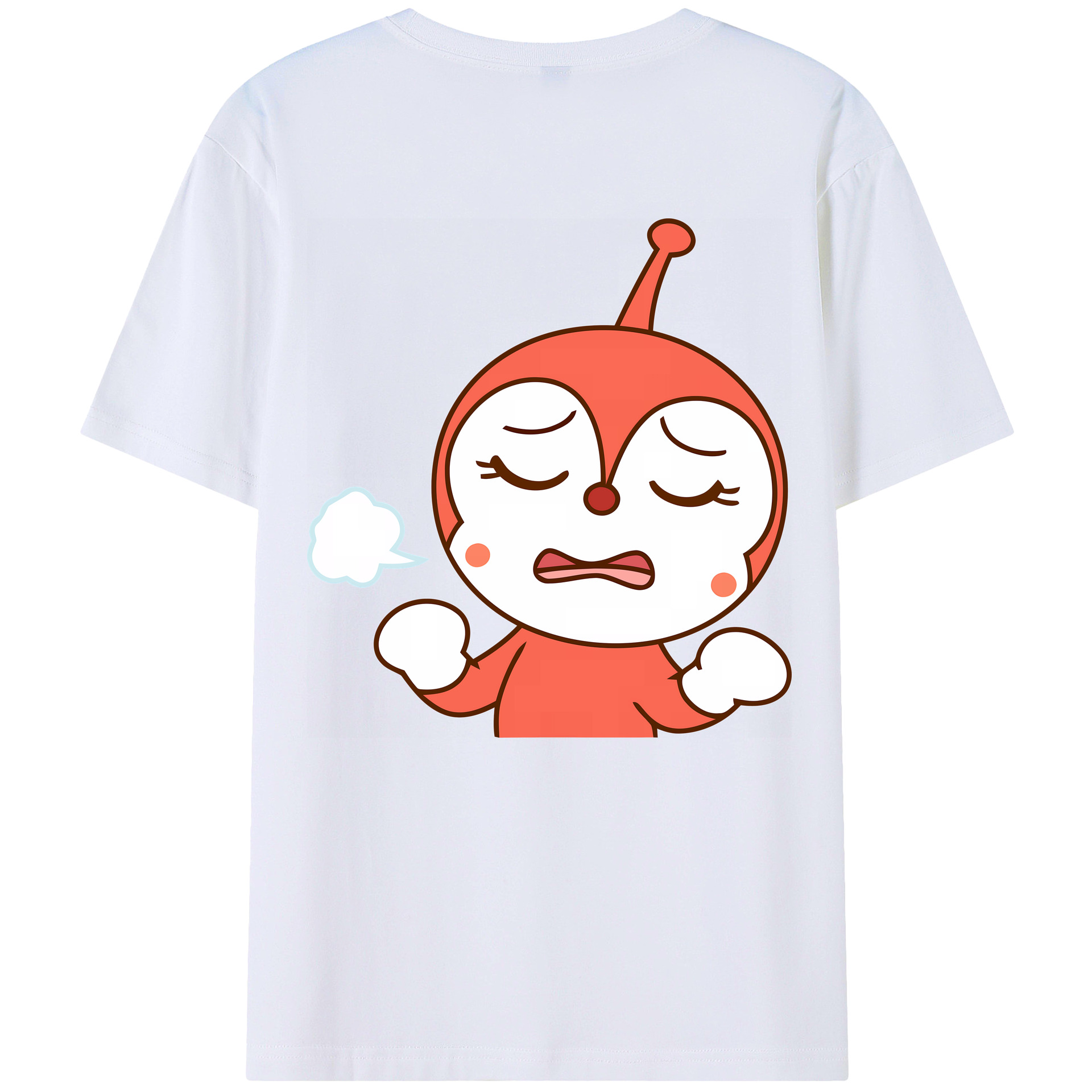 （画像用） アンパンマン Anpanman 綿100％ メンズ半袖Tシャツ（バックプリント） 通気性
