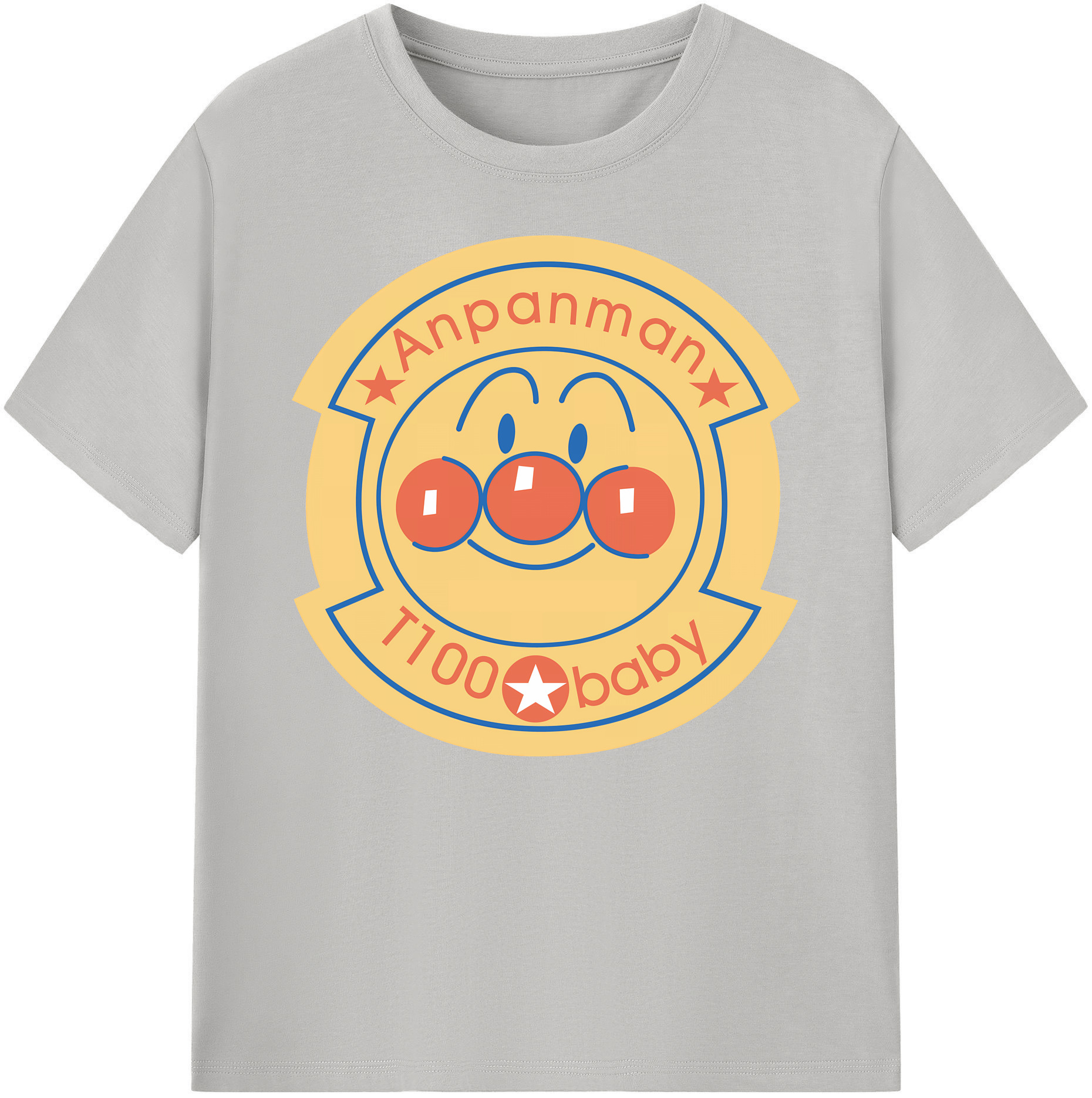 （画像用） アンパンマン Anpanman 綿100％ メンズ半袖Tシャツ｜肌触りやわらか＆通気性