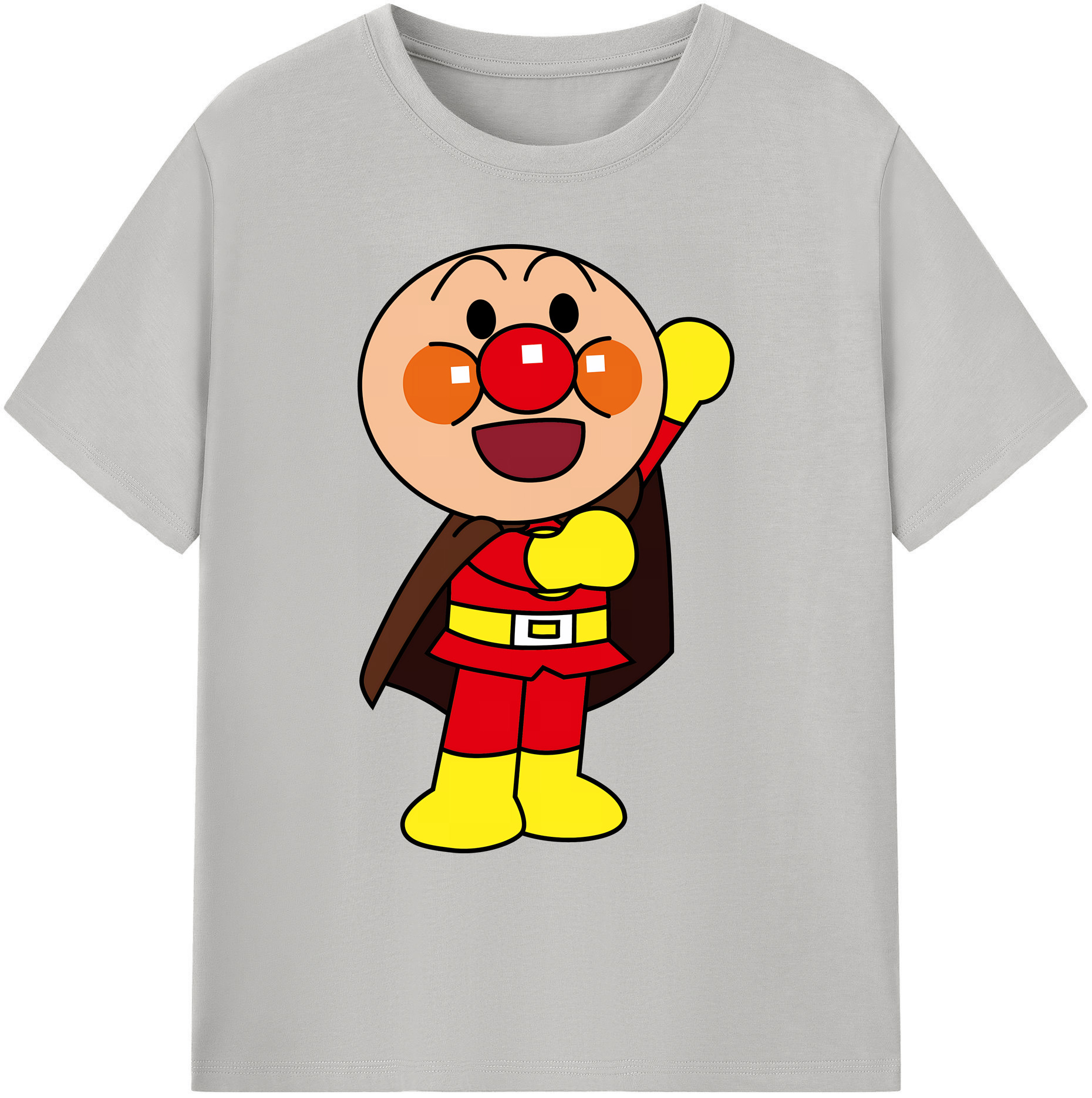 （画像用） アンパンマン Anpanman 綿100％ メンズ半袖Tシャツ｜肌触りやわらか＆通気性