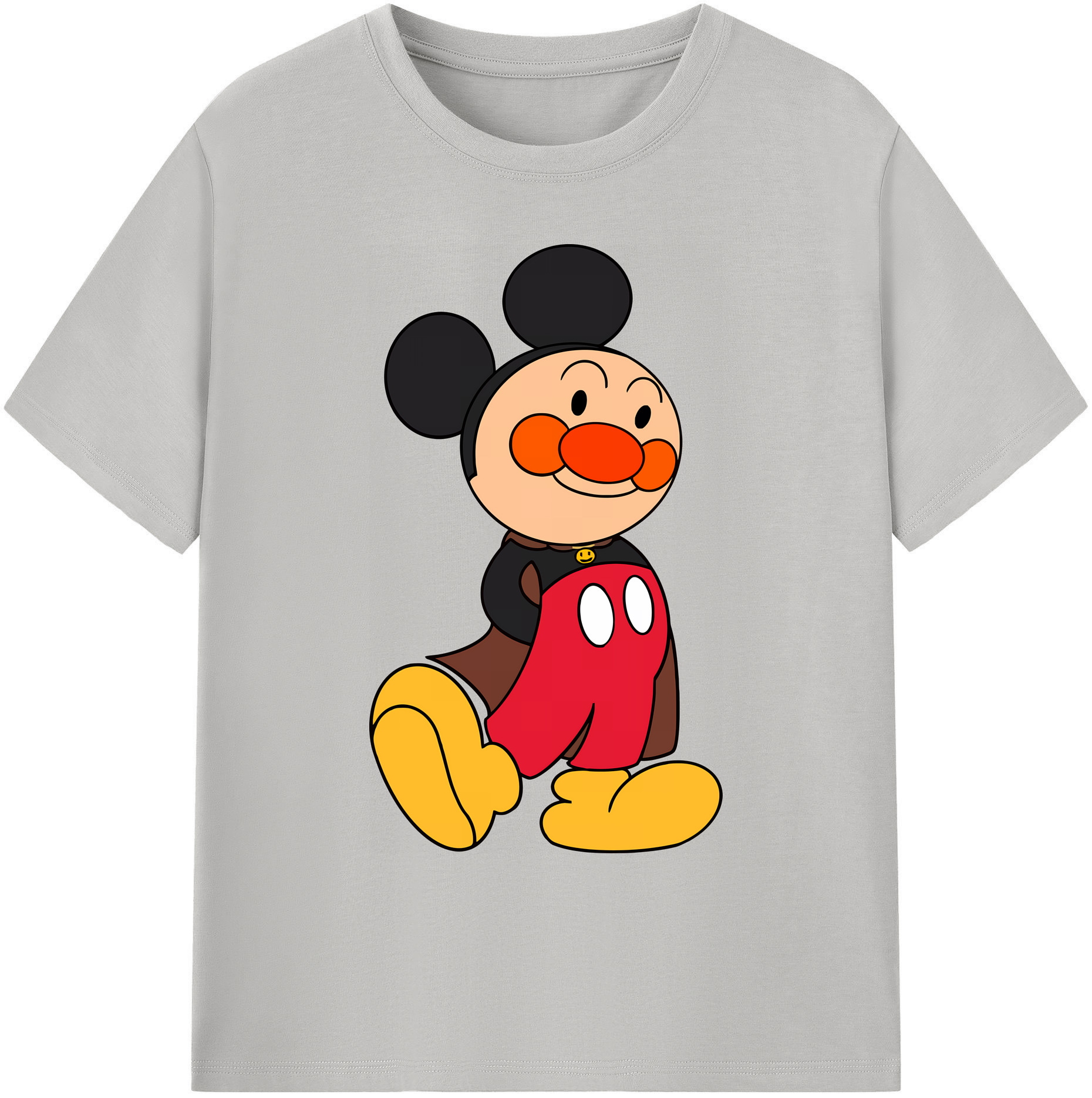 （画像用） アンパンマン Anpanman 綿100％ メンズ半袖Tシャツ｜肌触りやわらか＆通気性