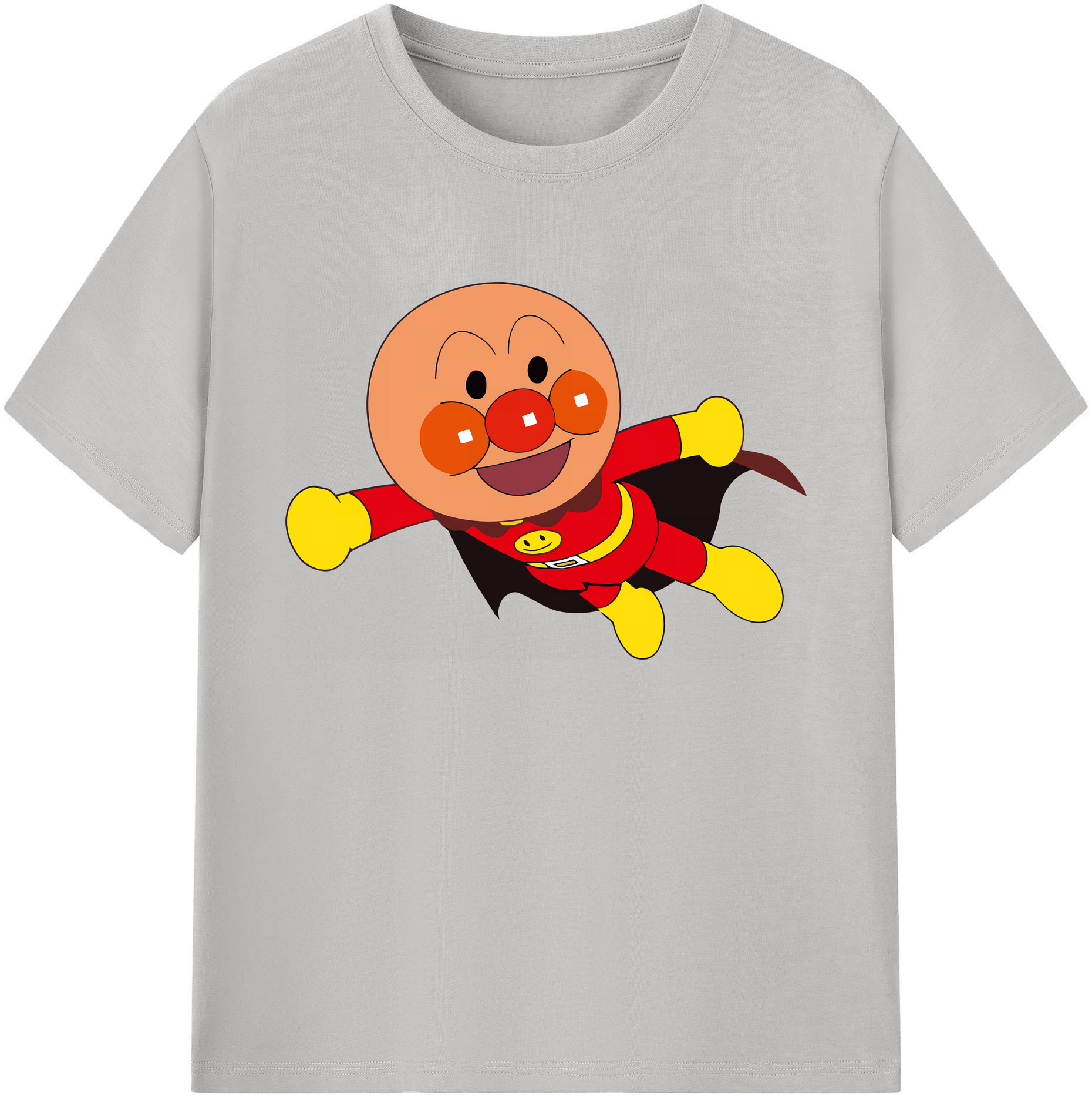（画像用） アンパンマン Anpanman 綿100％ メンズ半袖Tシャツ｜肌触りやわらか＆通気性