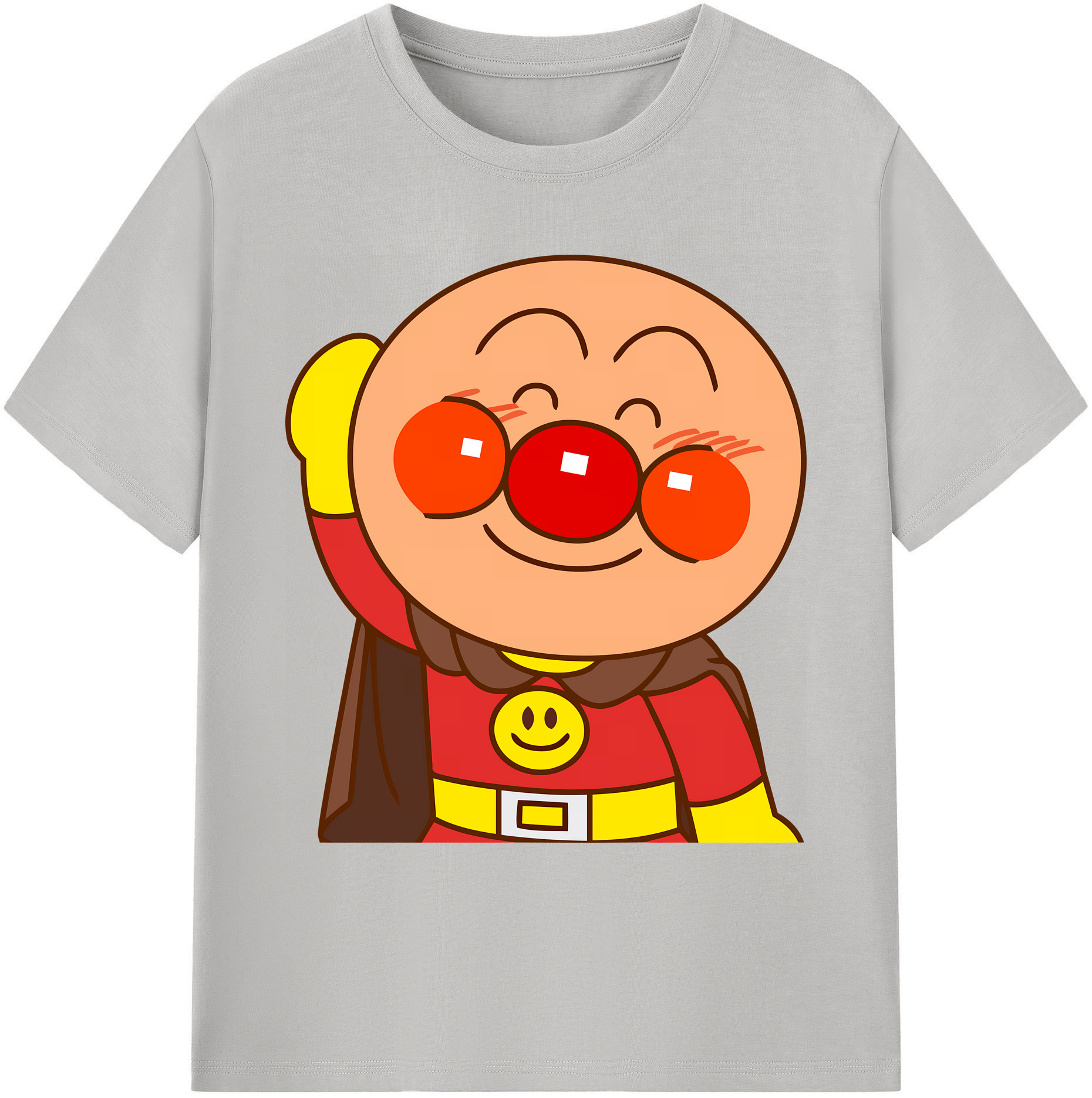 （画像用） アンパンマン Anpanman 綿100％ メンズ半袖Tシャツ｜肌触りやわらか＆通気性