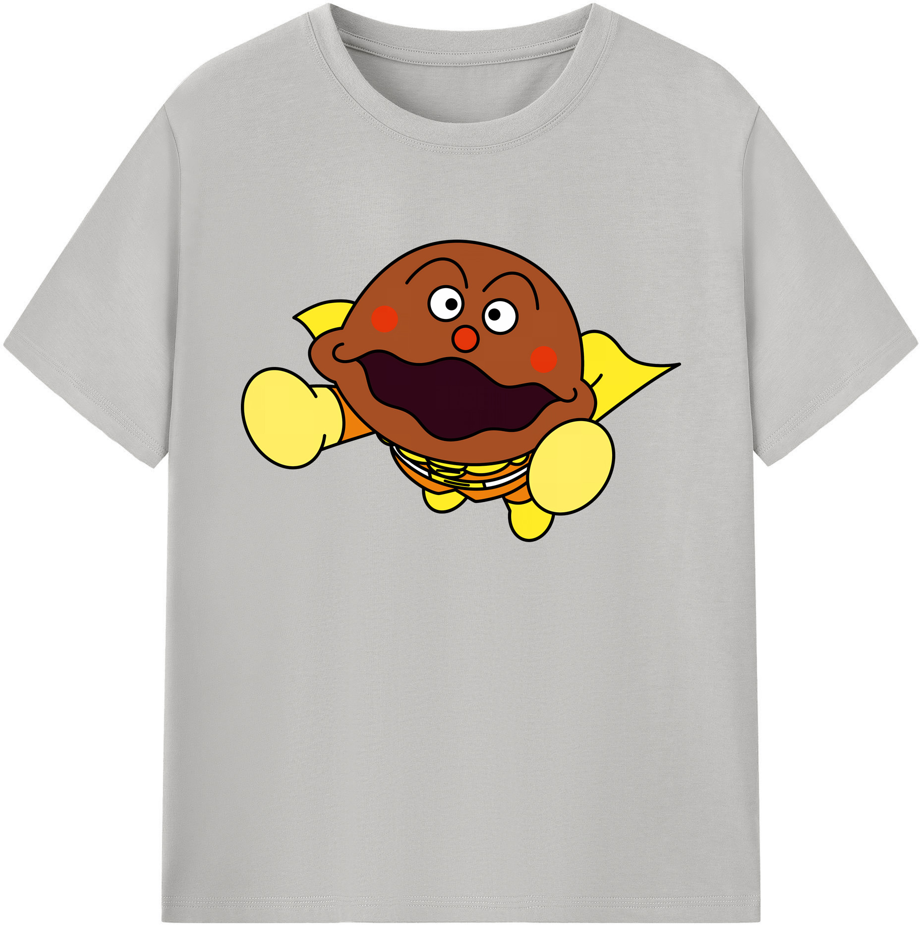 （画像用） アンパンマン Anpanman 綿100％ メンズ半袖Tシャツ｜肌触りやわらか＆通気性