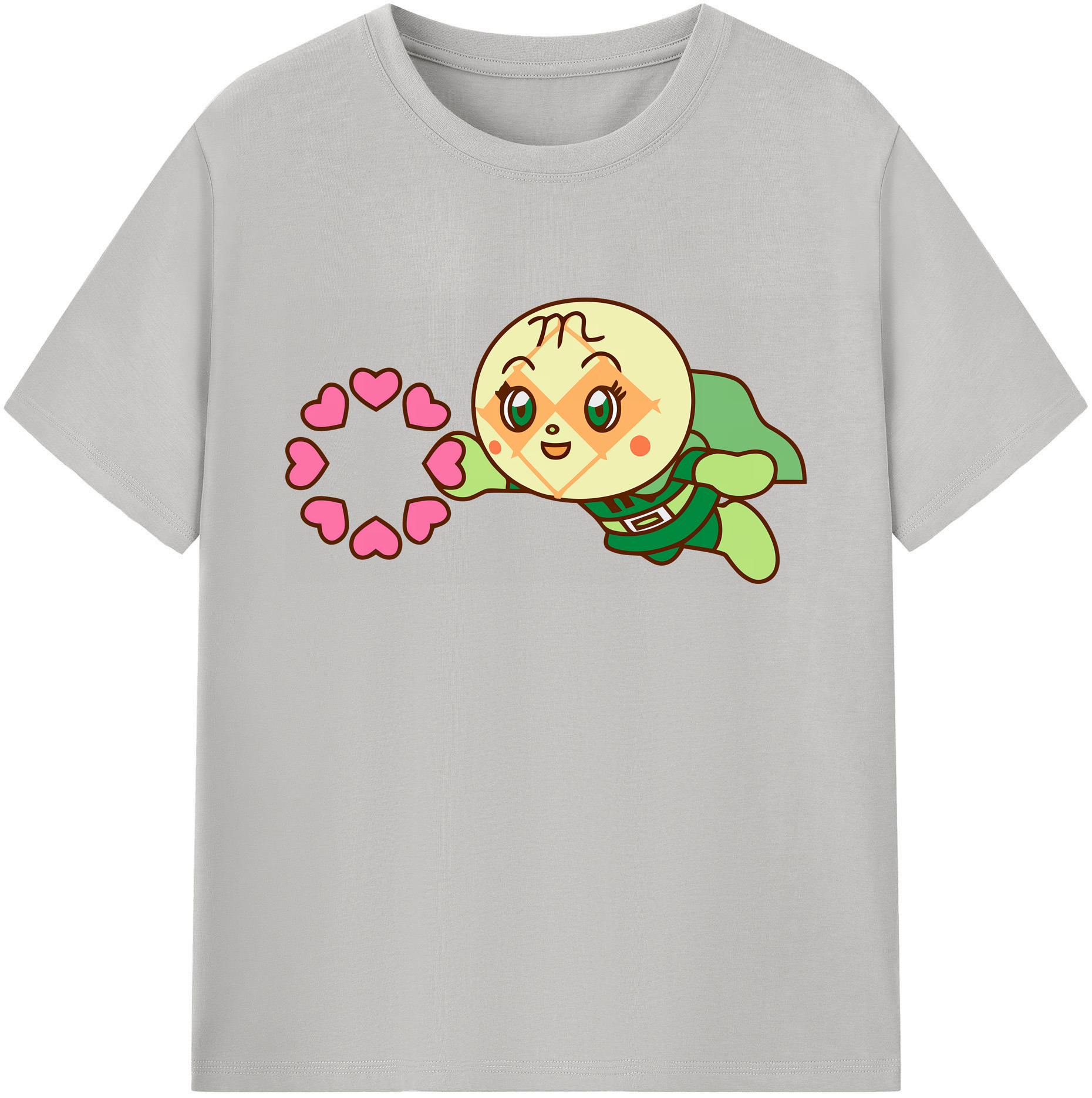 （画像用） アンパンマン Anpanman 綿100％ メンズ半袖Tシャツ｜肌触りやわらか＆通気性