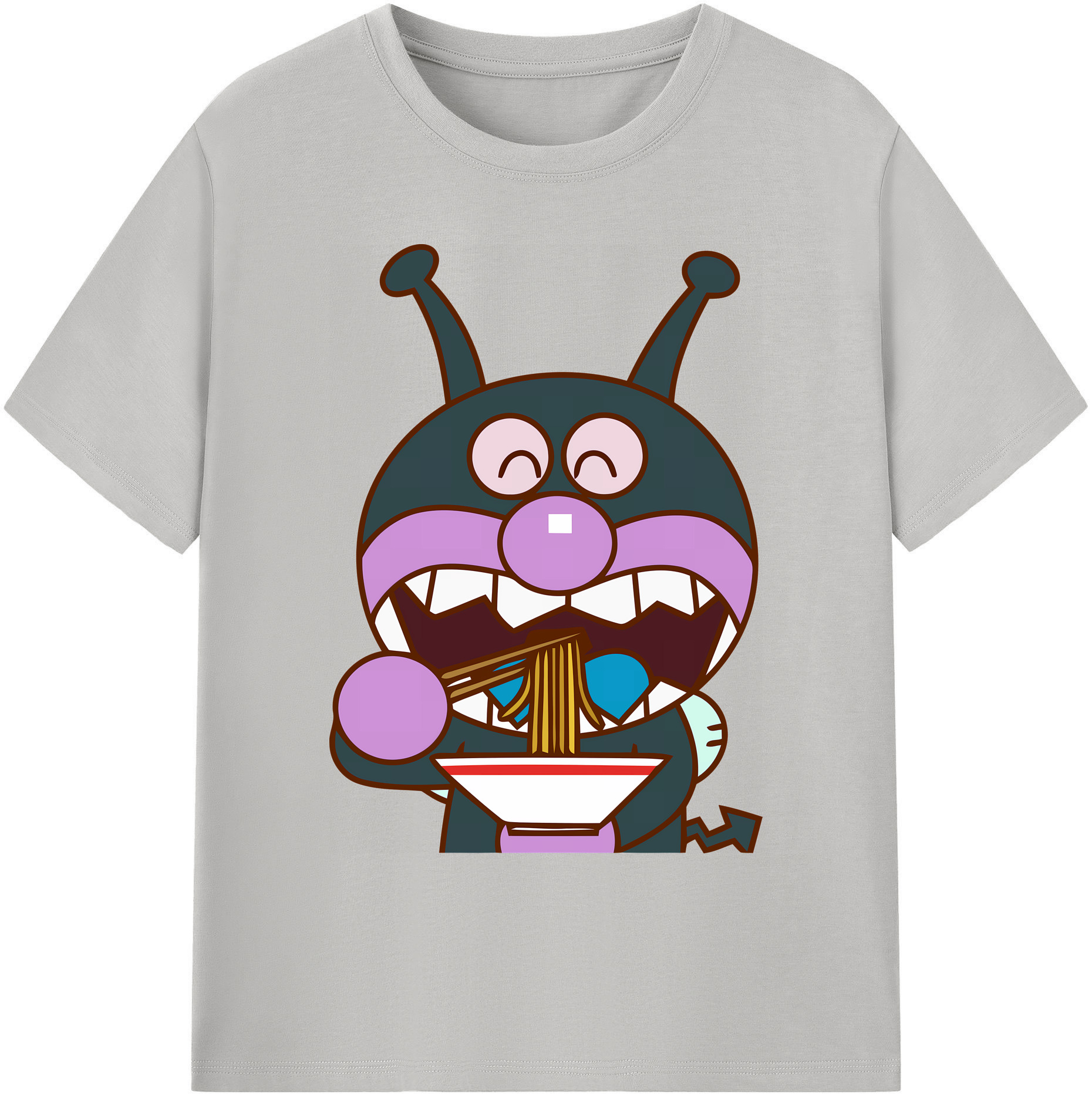 （画像用） アンパンマン Anpanman 綿100％ メンズ半袖Tシャツ｜肌触りやわらか＆通気性