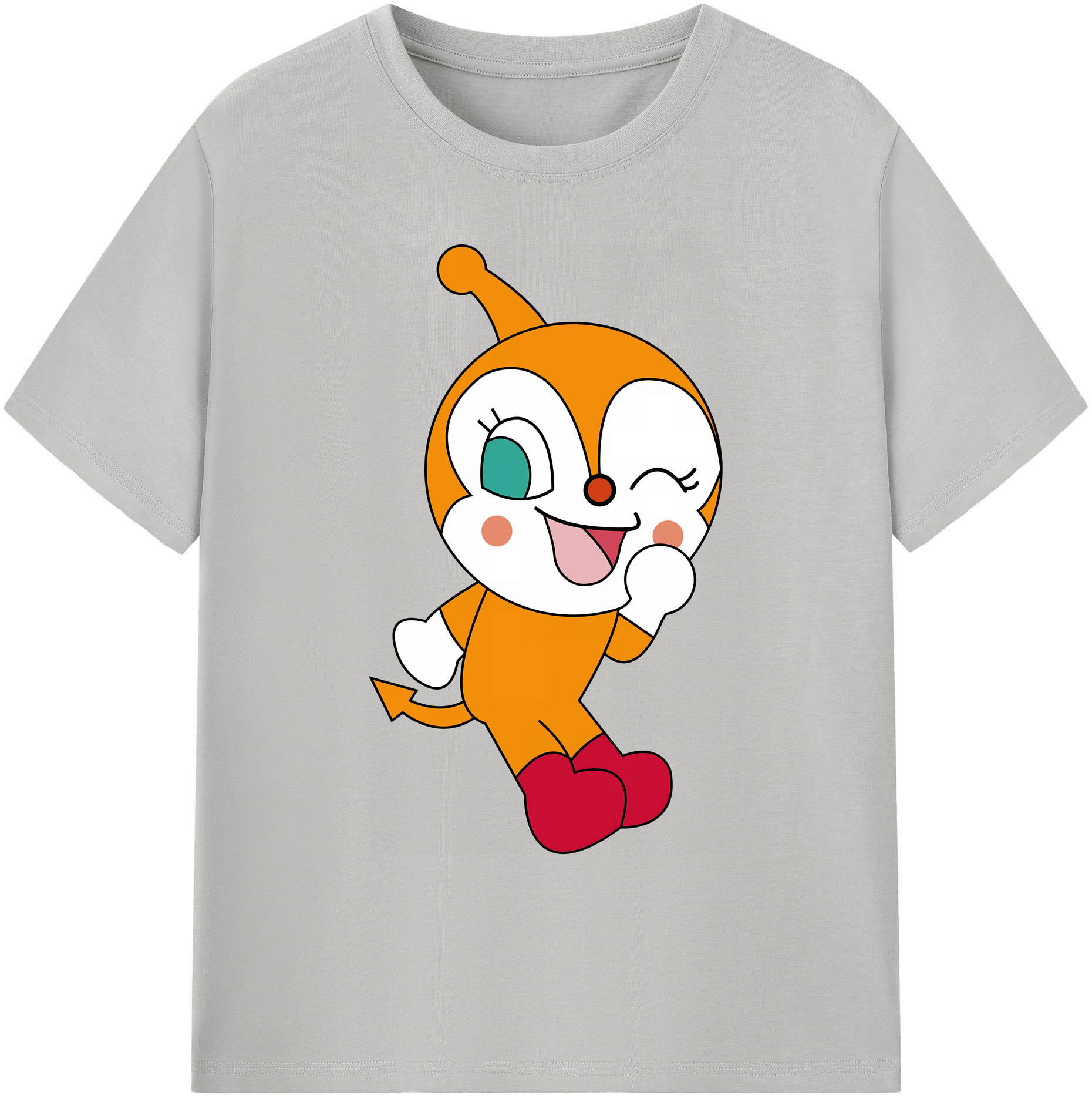 （画像用） アンパンマン Anpanman 綿100％ メンズ半袖Tシャツ｜肌触りやわらか＆通気性
