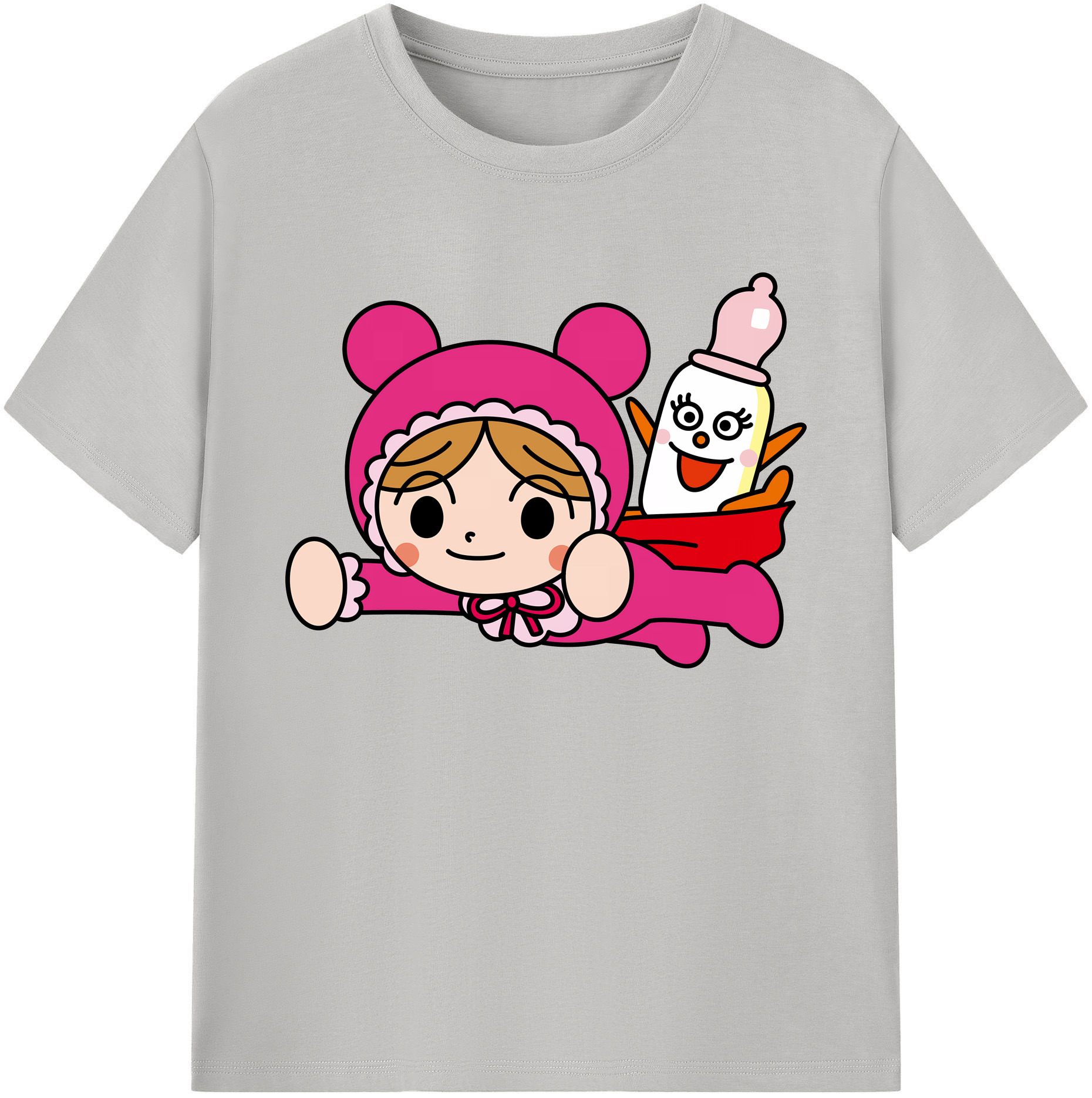 （画像用） アンパンマン Anpanman 綿100％ メンズ半袖Tシャツ｜肌触りやわらか＆通気性