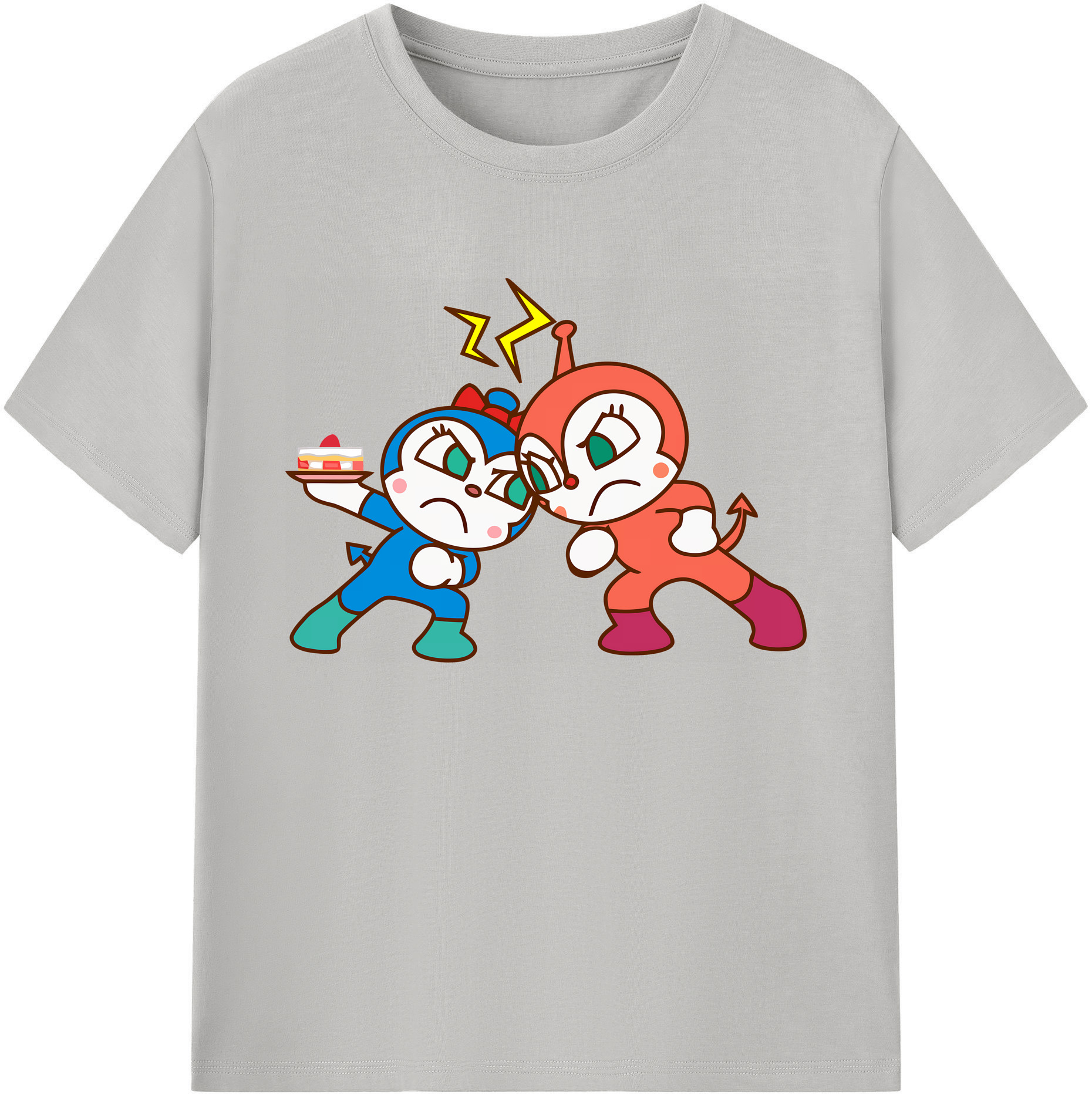 （画像用） アンパンマン Anpanman 綿100％ メンズ半袖Tシャツ｜肌触りやわらか＆通気性