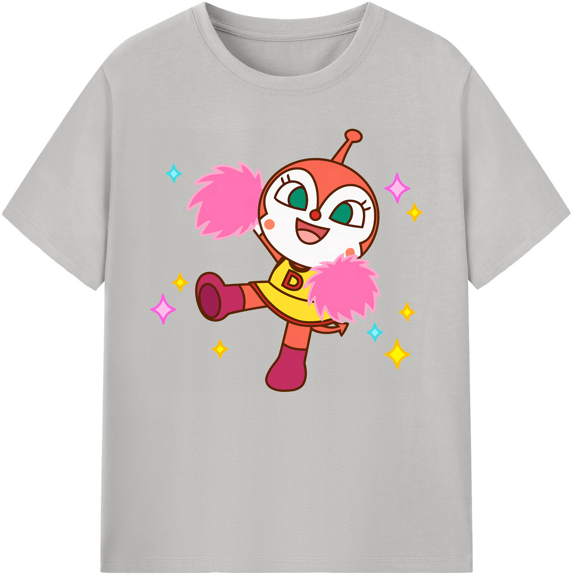 （画像用） アンパンマン Anpanman 綿100％ メンズ半袖Tシャツ｜肌触りやわらか＆通気性