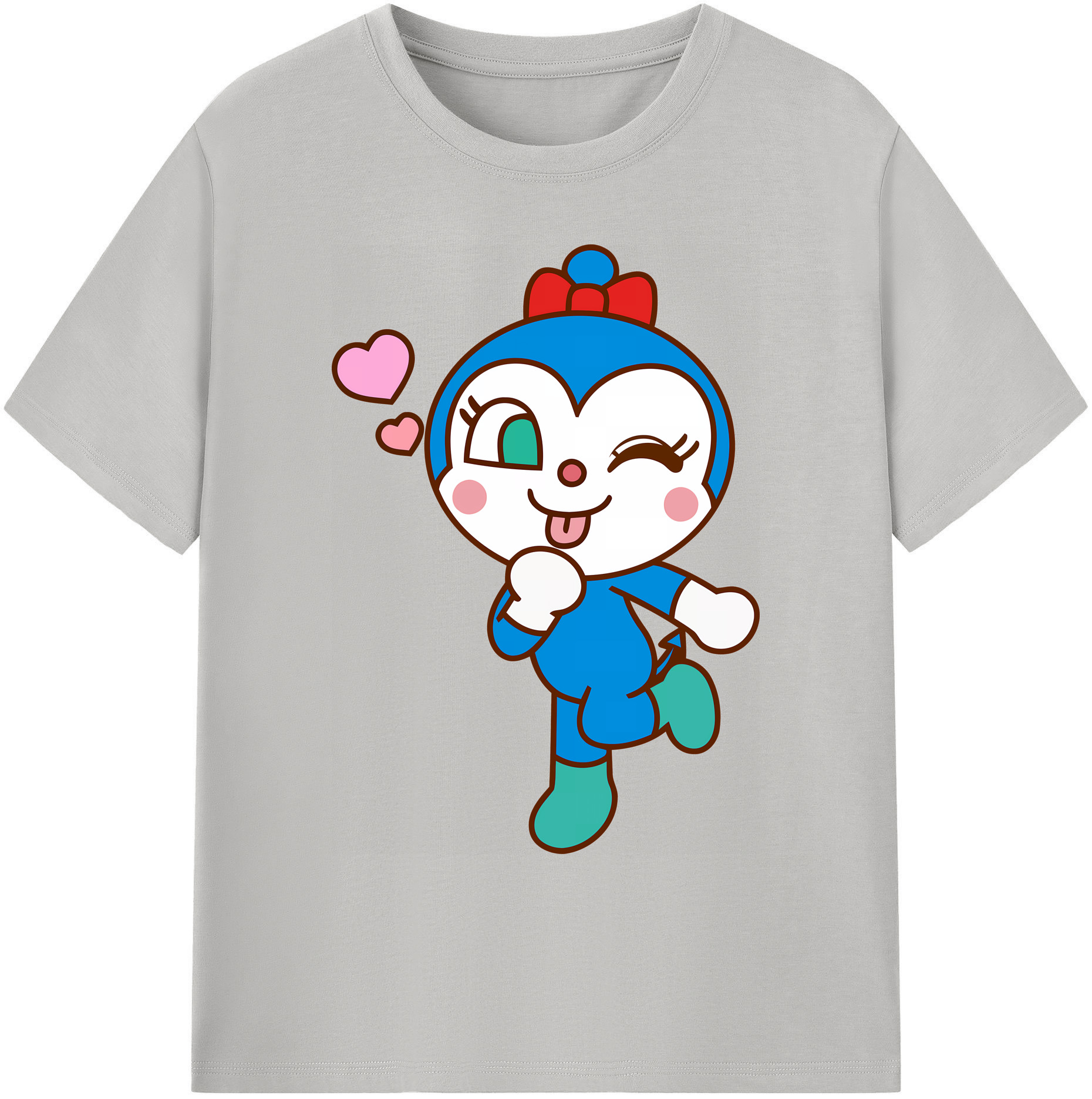 （画像用） アンパンマン Anpanman 綿100％ メンズ半袖Tシャツ｜肌触りやわらか＆通気性