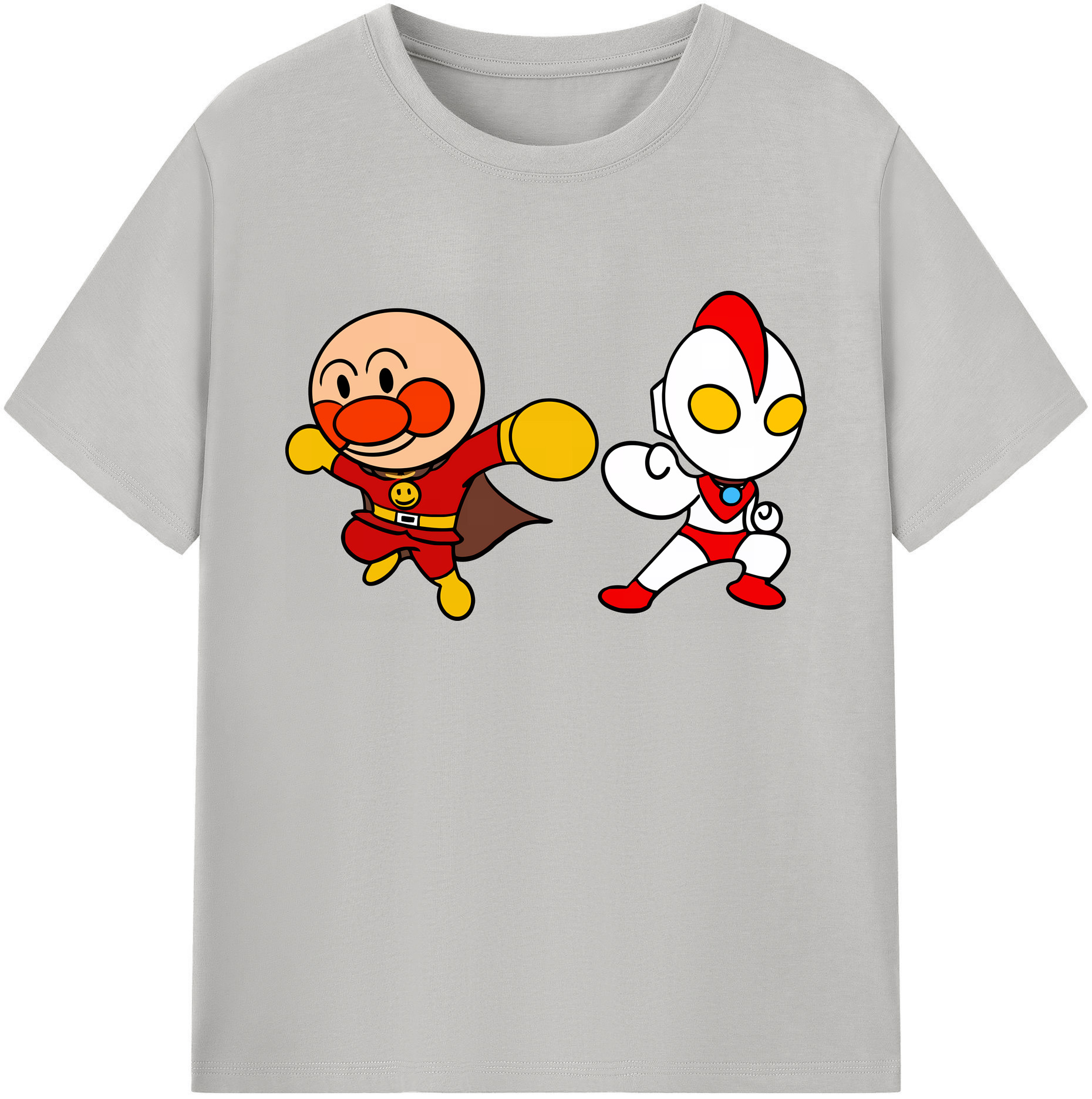 （画像用） アンパンマン Anpanman 綿100％ メンズ半袖Tシャツ｜肌触りやわらか＆通気性