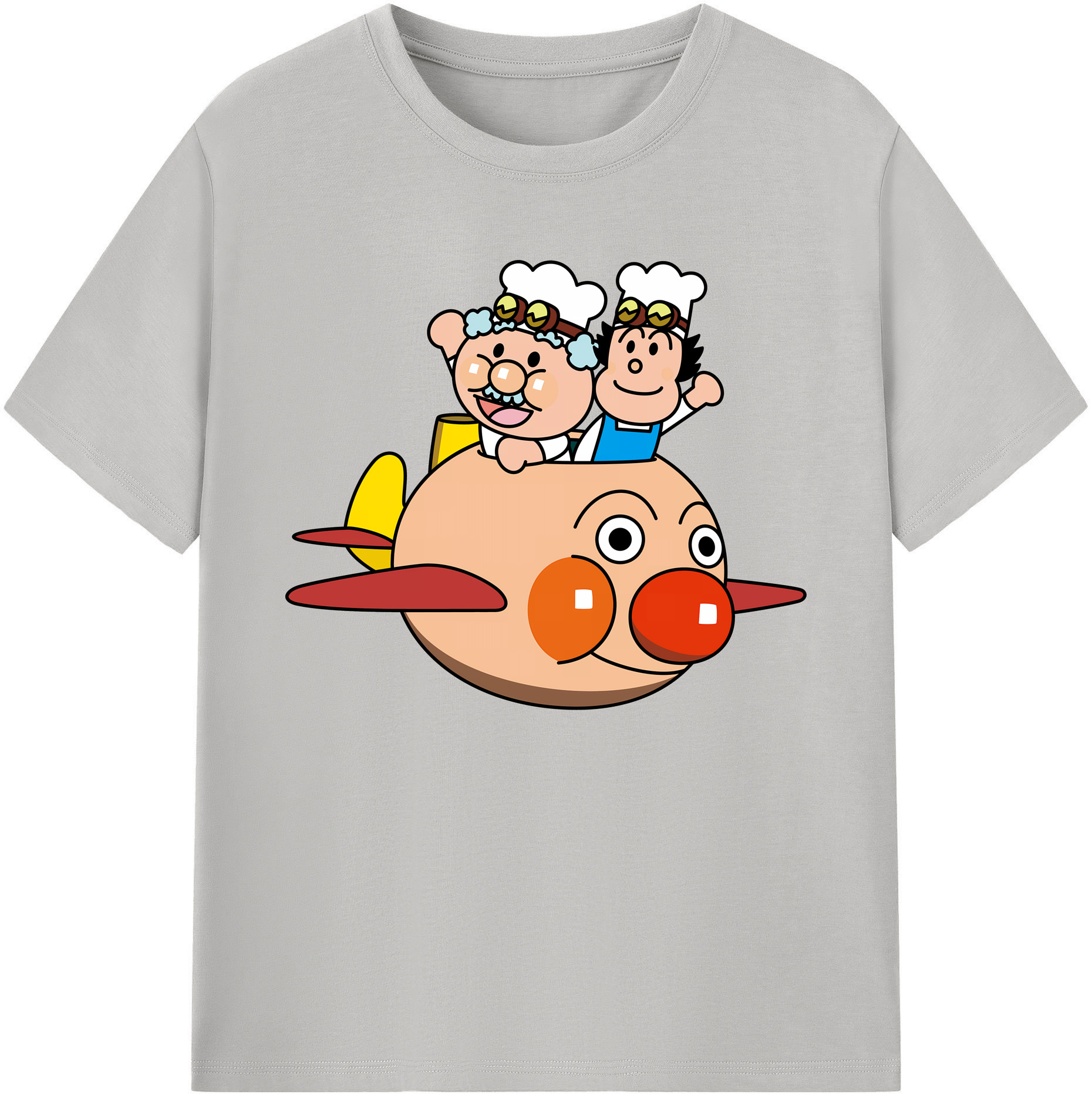 （画像用） アンパンマン Anpanman 綿100％ メンズ半袖Tシャツ｜肌触りやわらか＆通気性