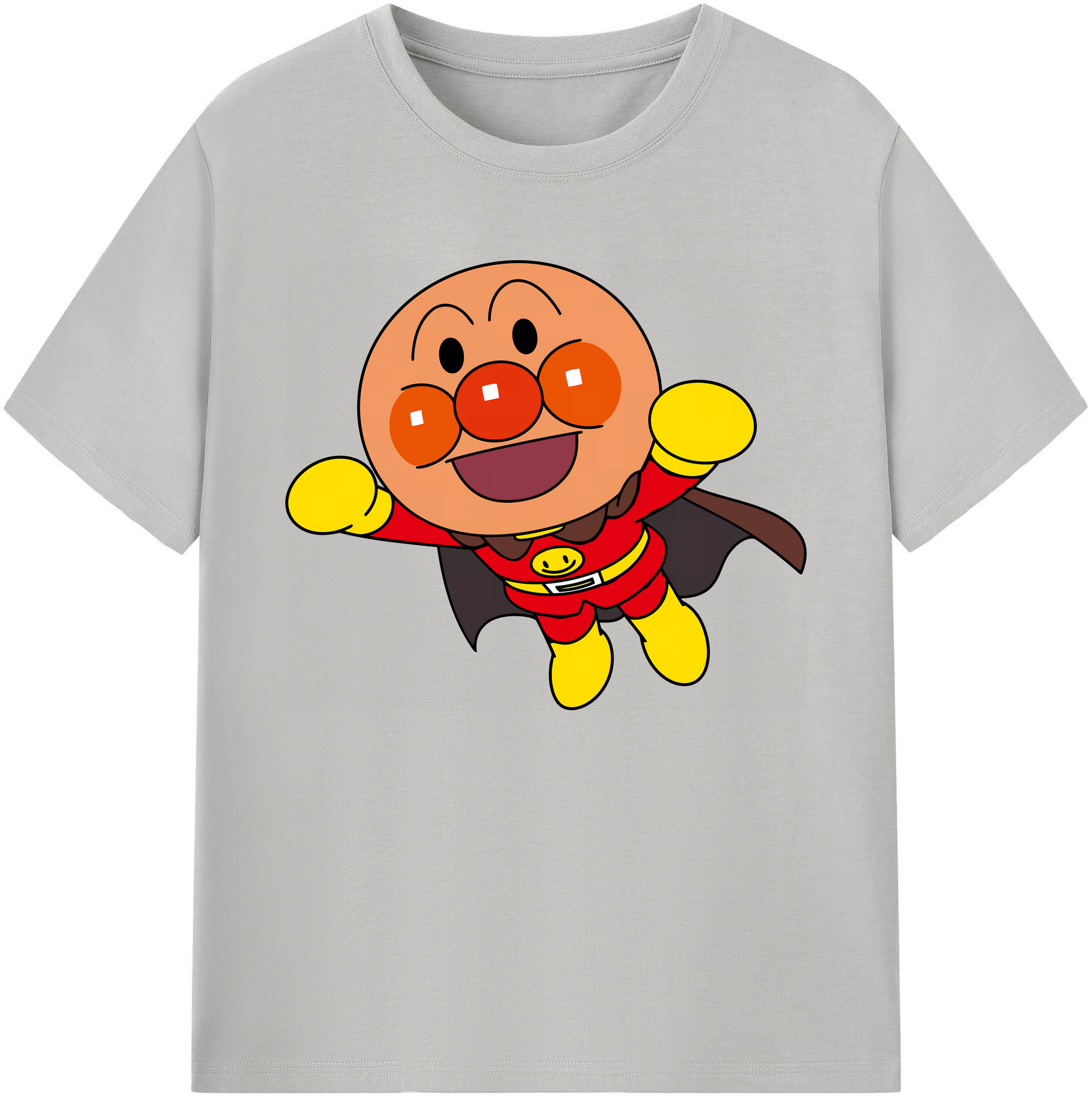 （画像用） アンパンマン Anpanman 綿100％ メンズ半袖Tシャツ｜肌触りやわらか＆通気性