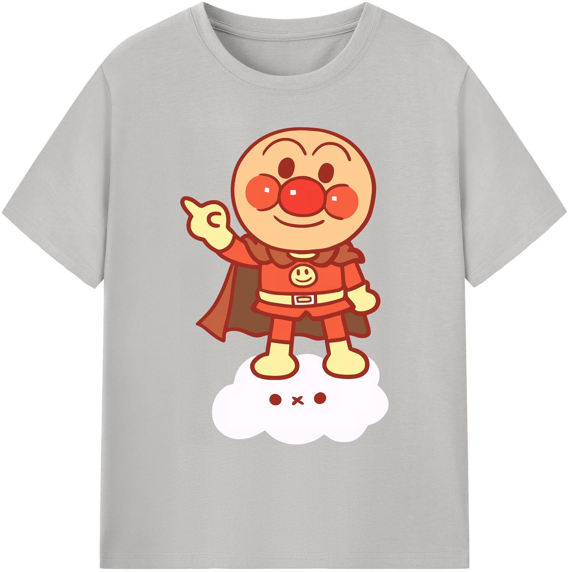（画像用） アンパンマン Anpanman 綿100％ メンズ半袖Tシャツ｜肌触りやわらか＆通気性