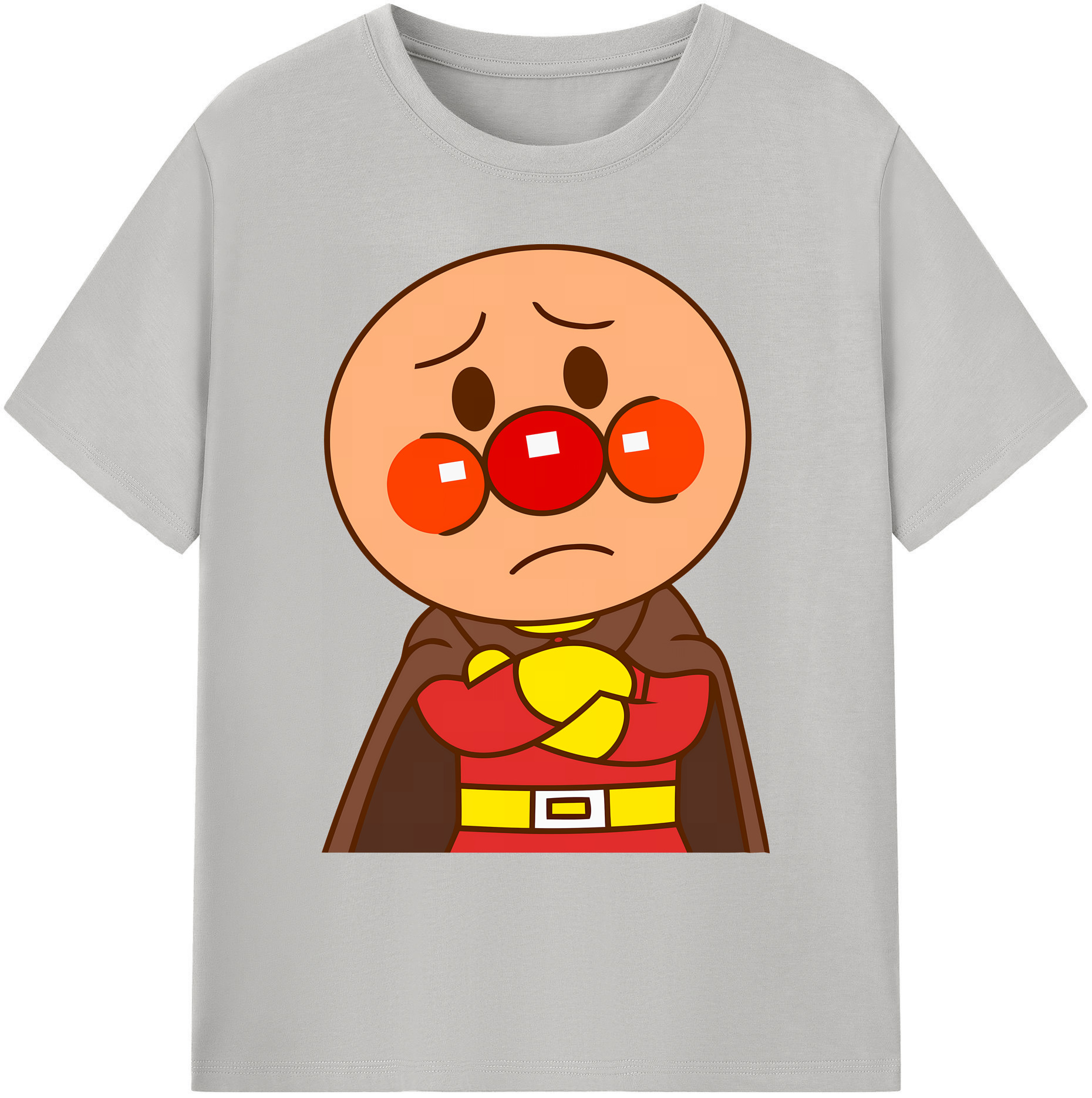 （画像用） アンパンマン Anpanman 綿100％ メンズ半袖Tシャツ｜肌触りやわらか＆通気性