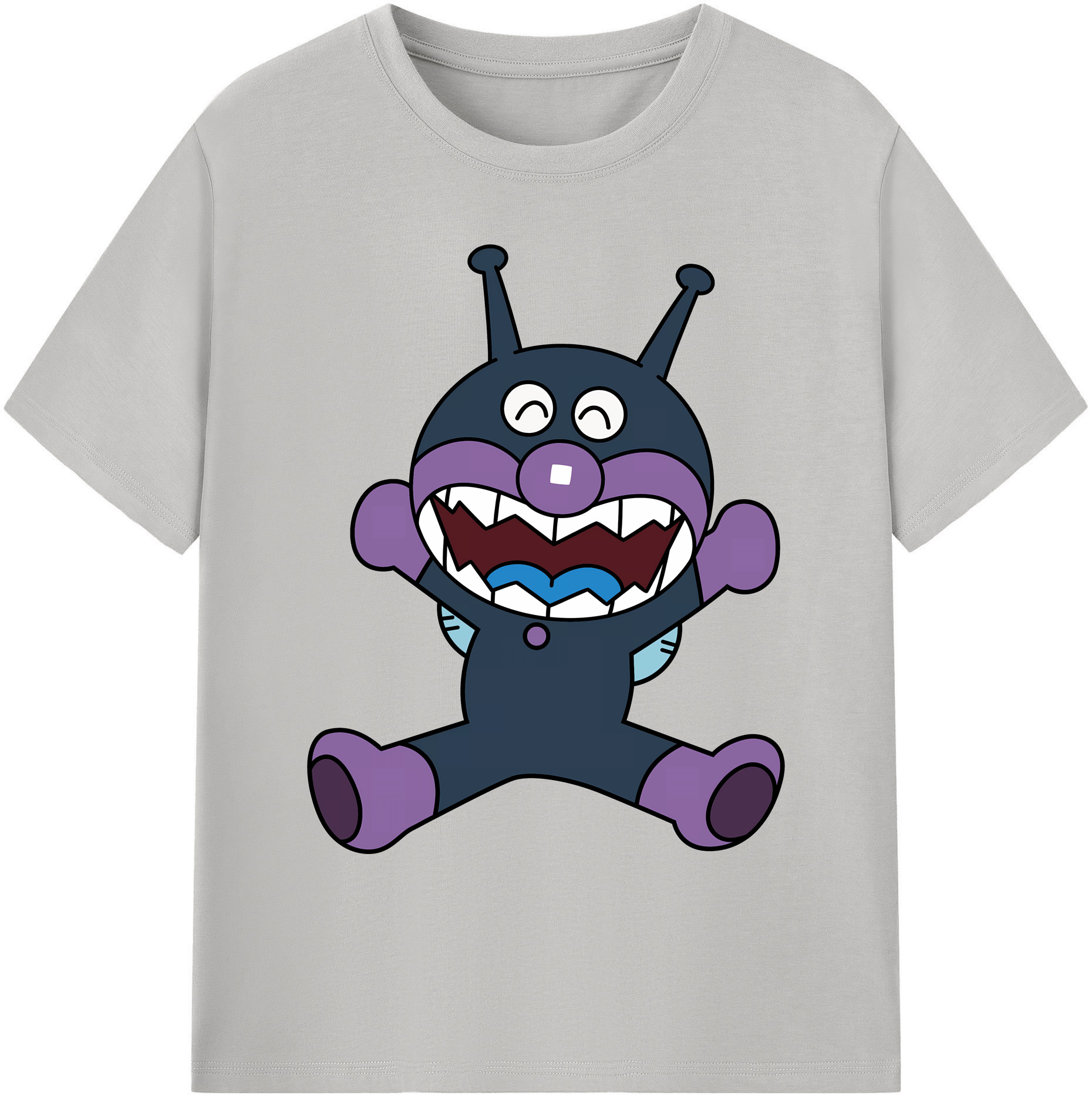 （画像用） アンパンマン Anpanman 綿100％ メンズ半袖Tシャツ｜肌触りやわらか＆通気性
