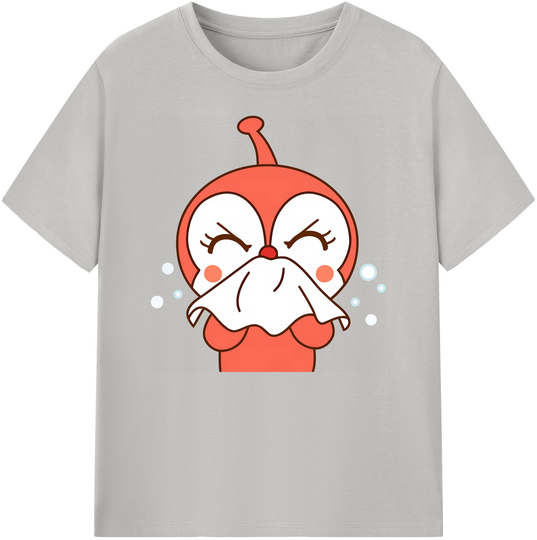 （画像用） アンパンマン Anpanman 綿100％ メンズ半袖Tシャツ｜肌触りやわらか＆通気性