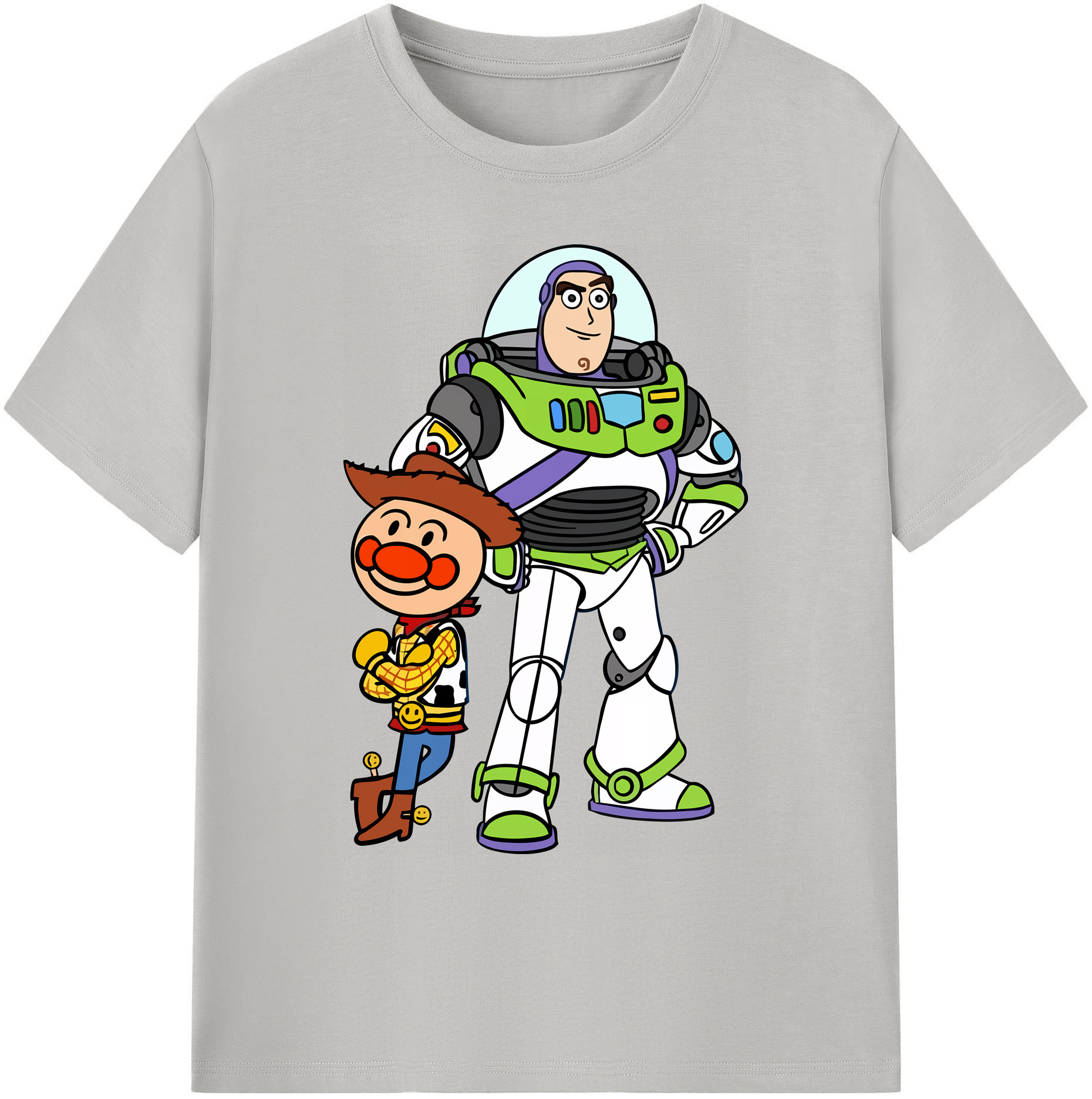 （画像用） アンパンマン Anpanman 綿100％ メンズ半袖Tシャツ｜肌触りやわらか＆通気性