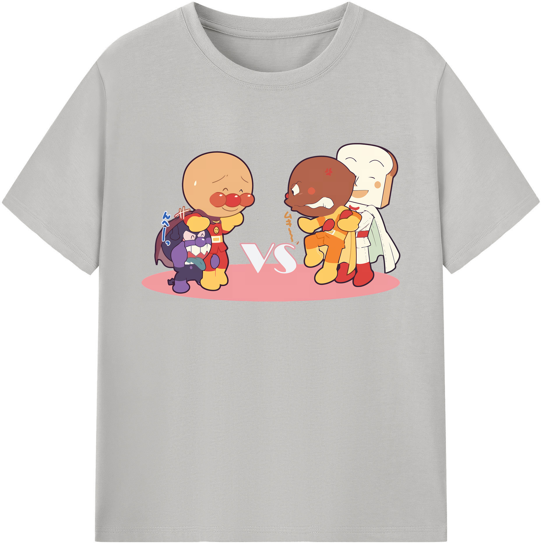 （画像用） アンパンマン Anpanman 綿100％ メンズ半袖Tシャツ｜肌触りやわらか＆通気性