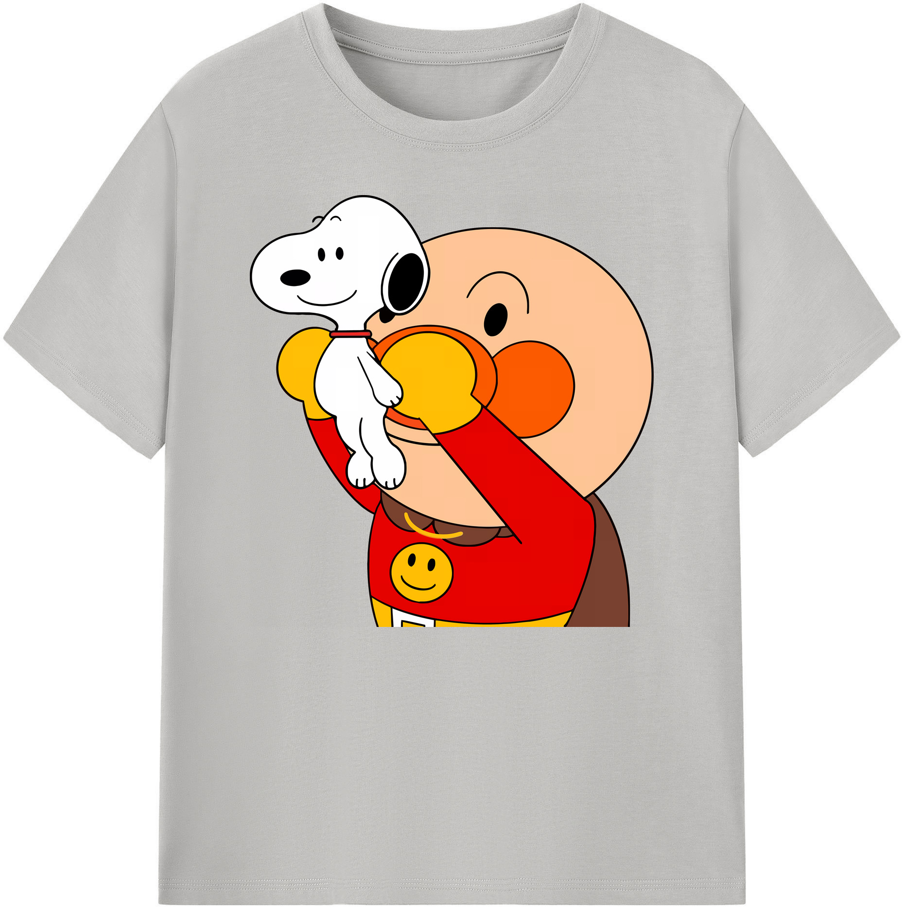 （画像用） アンパンマン Anpanman 綿100％ メンズ半袖Tシャツ｜肌触りやわらか＆通気性