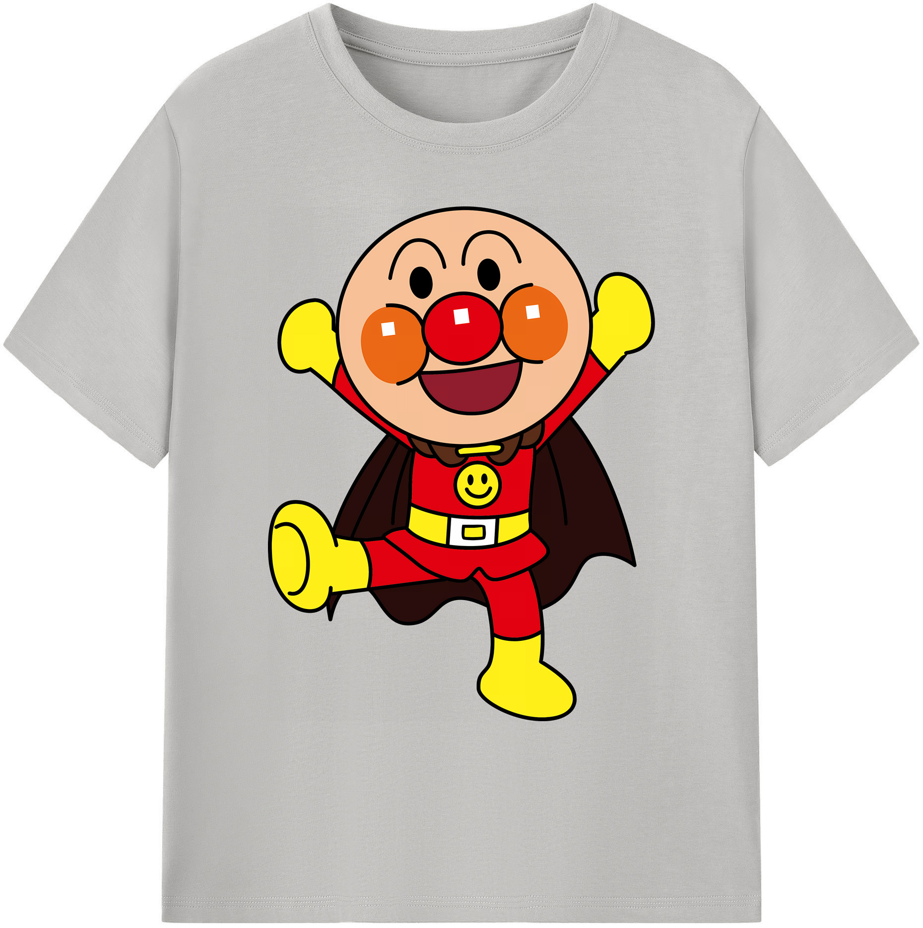 （画像用） アンパンマン Anpanman 綿100％ メンズ半袖Tシャツ｜肌触りやわらか＆通気性