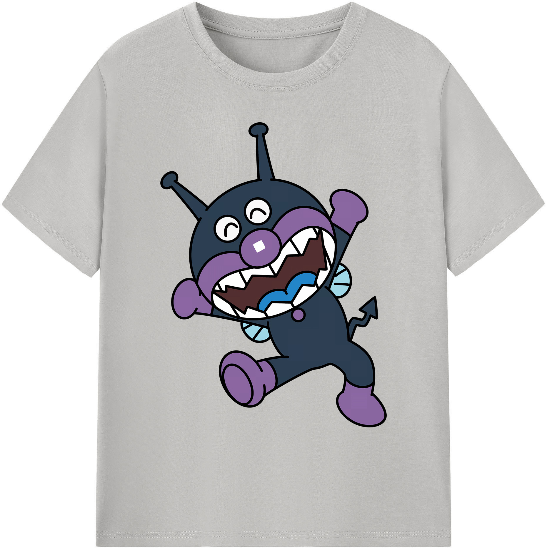 （画像用） アンパンマン Anpanman 綿100％ メンズ半袖Tシャツ｜肌触りやわらか＆通気性