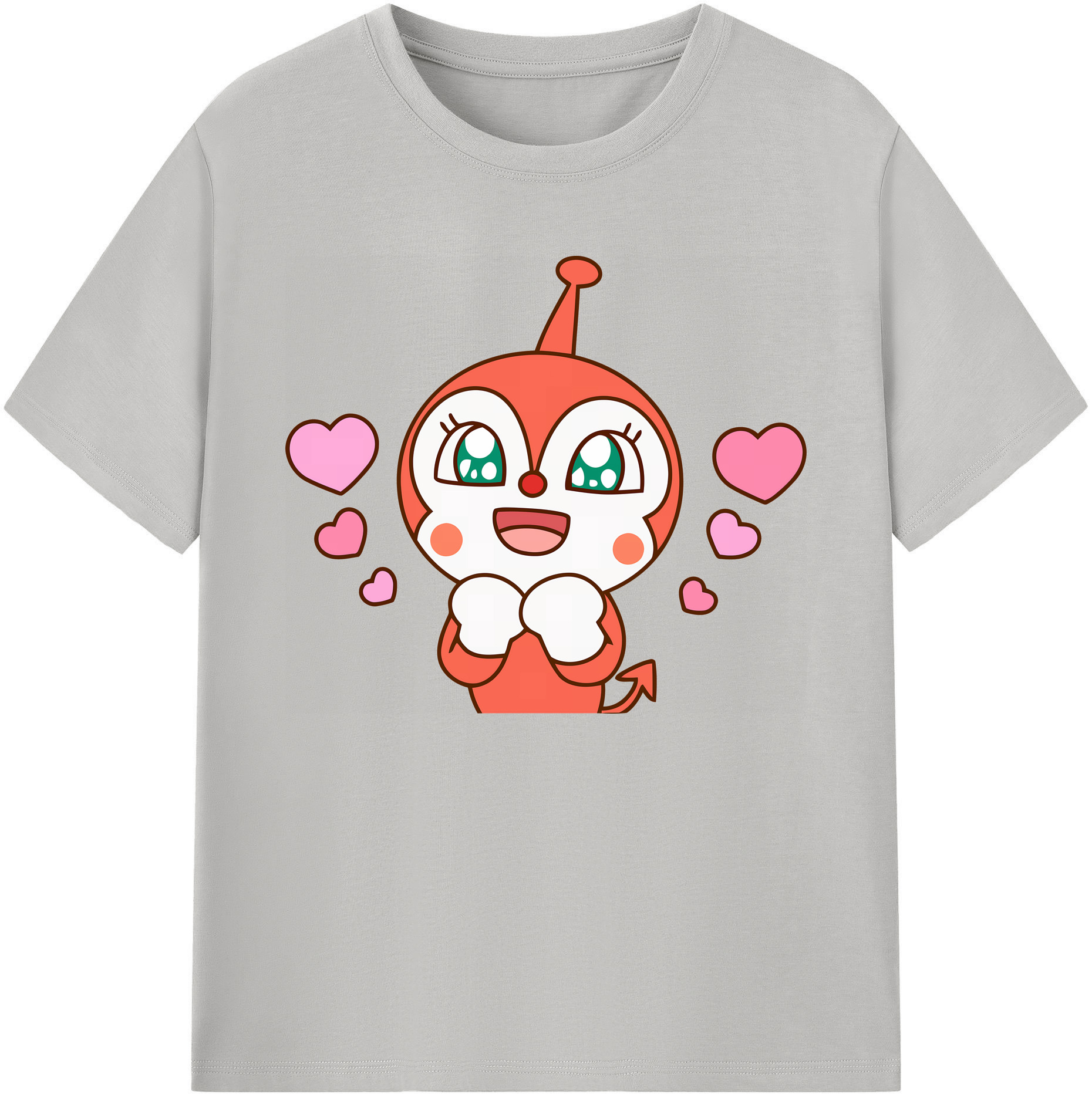 （画像用） アンパンマン Anpanman 綿100％ メンズ半袖Tシャツ｜肌触りやわらか＆通気性