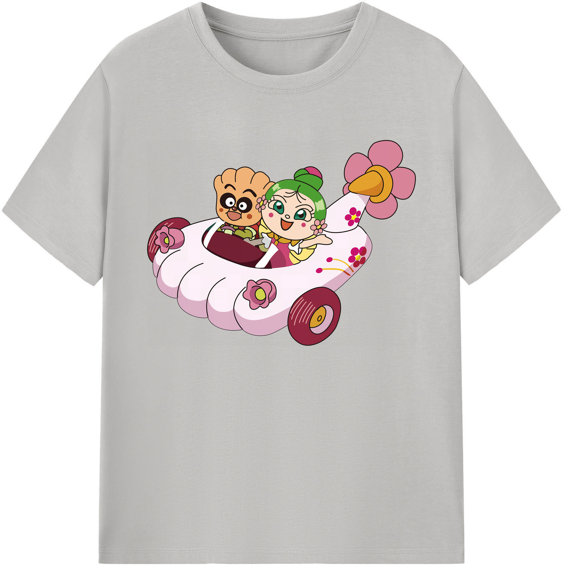 （画像用） アンパンマン Anpanman 綿100％ メンズ半袖Tシャツ｜肌触りやわらか＆通気性