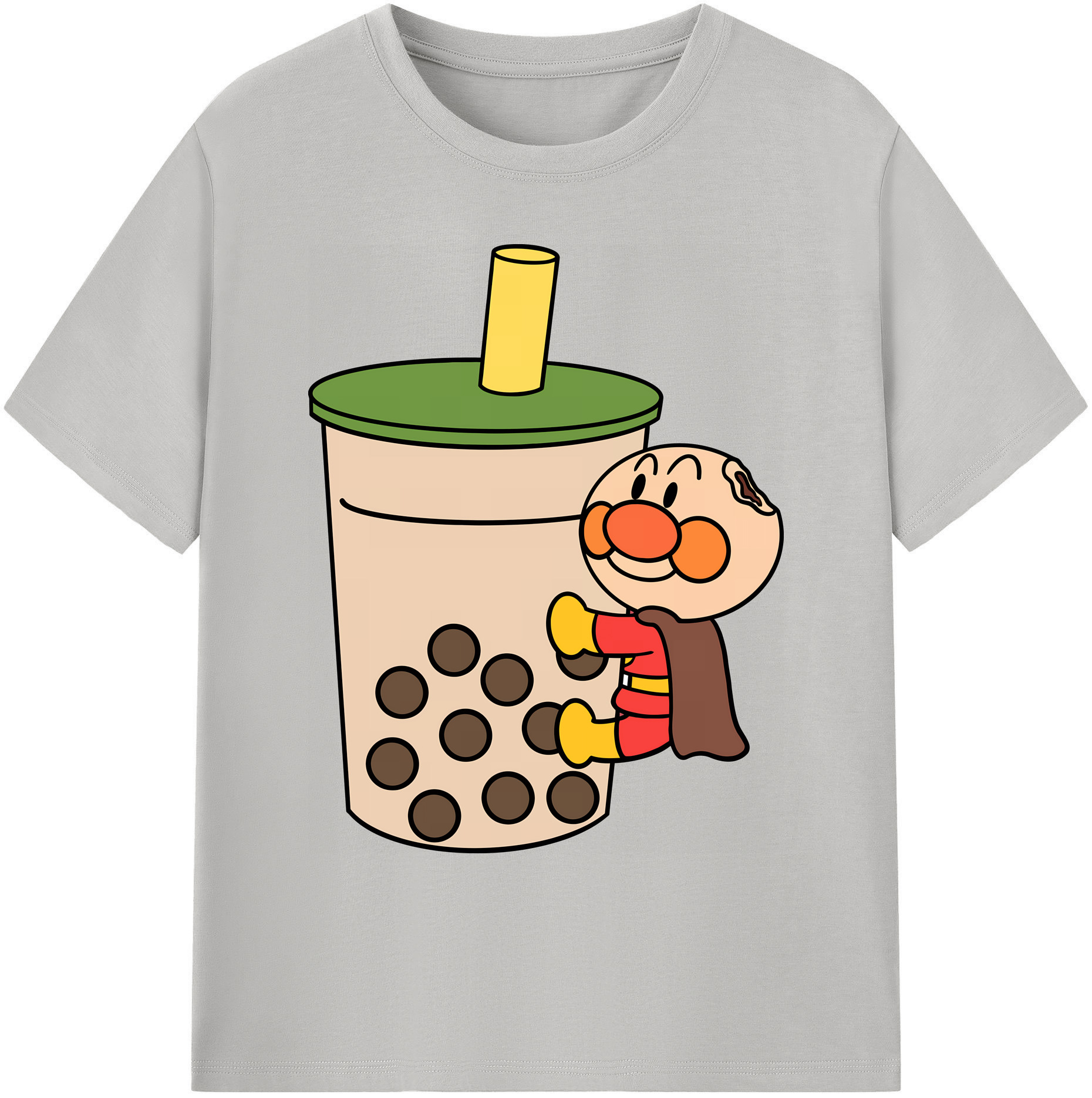 （画像用） アンパンマン Anpanman 綿100％ メンズ半袖Tシャツ｜肌触りやわらか＆通気性
