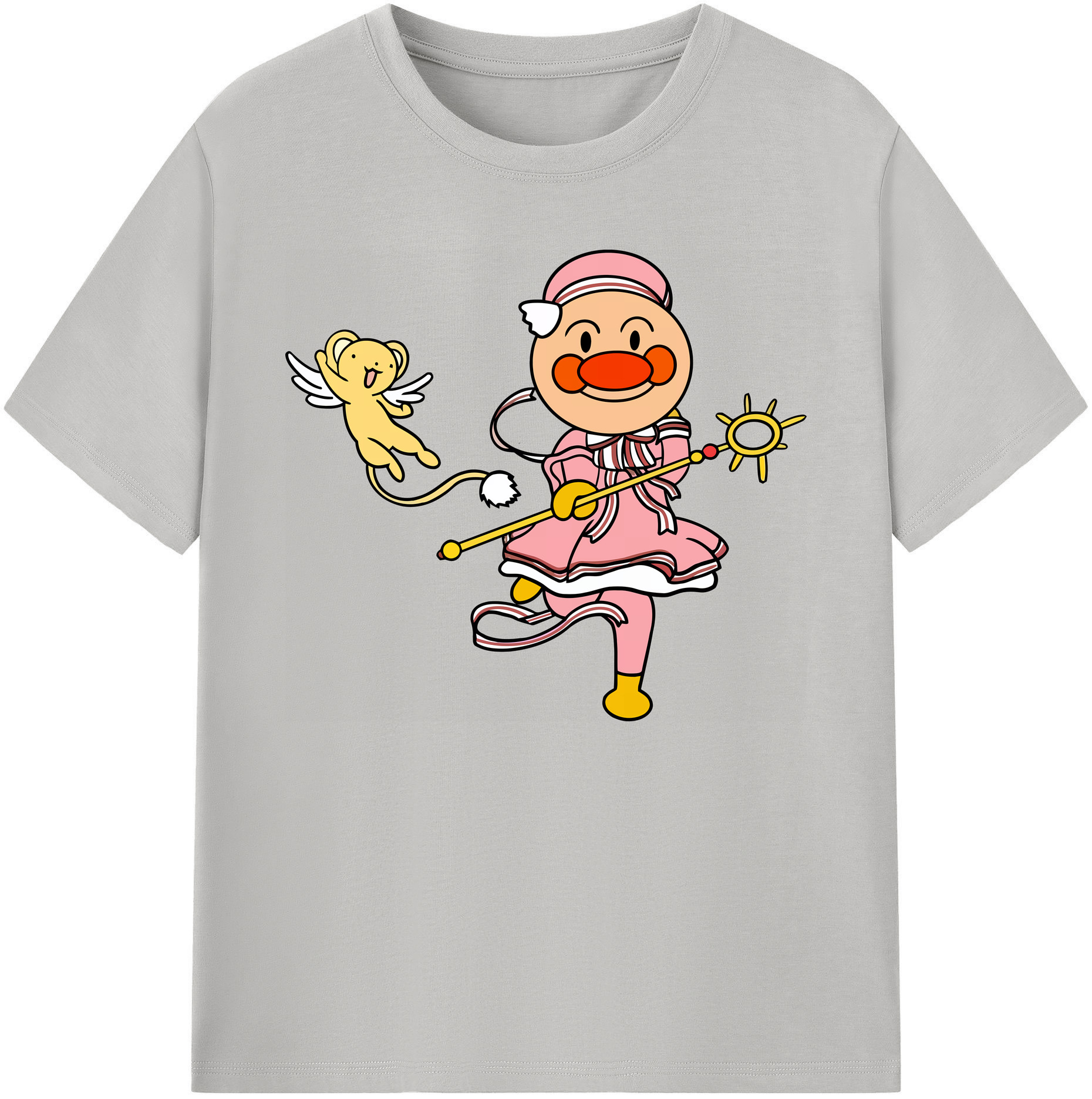 （画像用） アンパンマン Anpanman 綿100％ メンズ半袖Tシャツ｜肌触りやわらか＆通気性