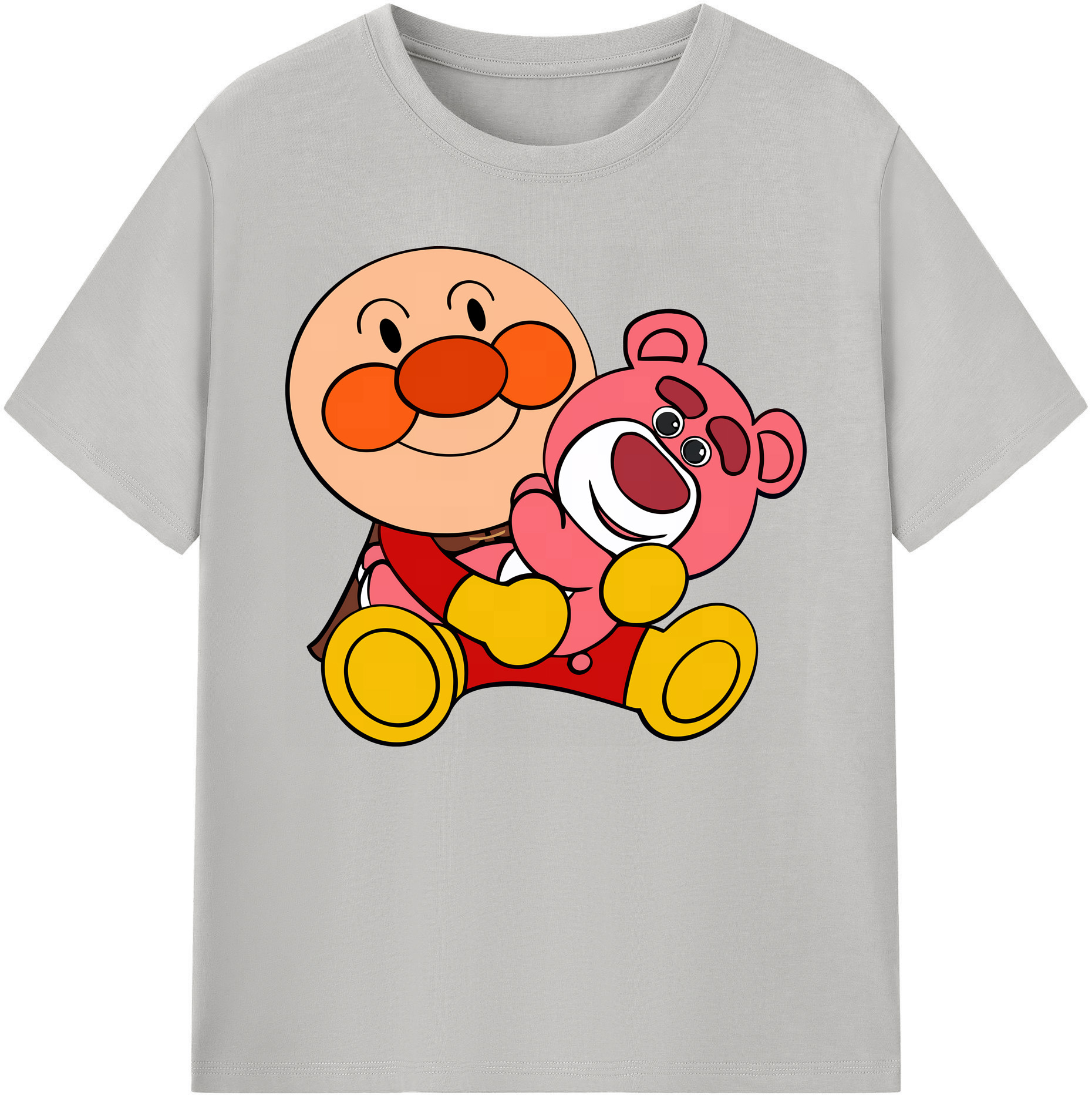 （画像用） アンパンマン Anpanman 綿100％ メンズ半袖Tシャツ｜肌触りやわらか＆通気性