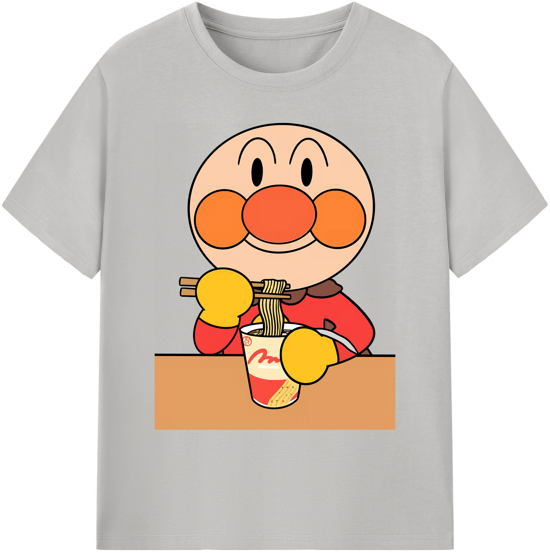 （画像用） アンパンマン Anpanman 綿100％ メンズ半袖Tシャツ｜肌触りやわらか＆通気性