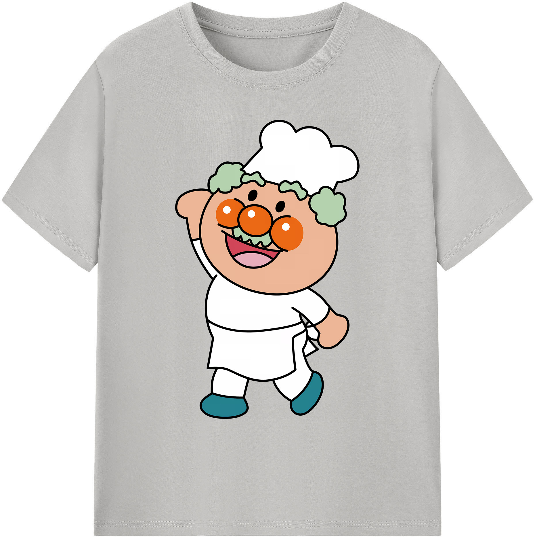 （画像用） アンパンマン Anpanman 綿100％ メンズ半袖Tシャツ｜肌触りやわらか＆通気性