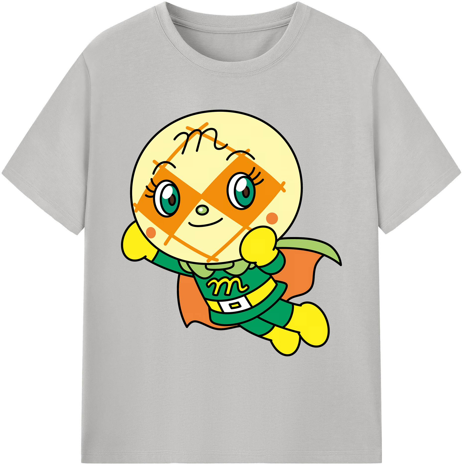 （画像用） アンパンマン Anpanman 綿100％ メンズ半袖Tシャツ｜肌触りやわらか＆通気性