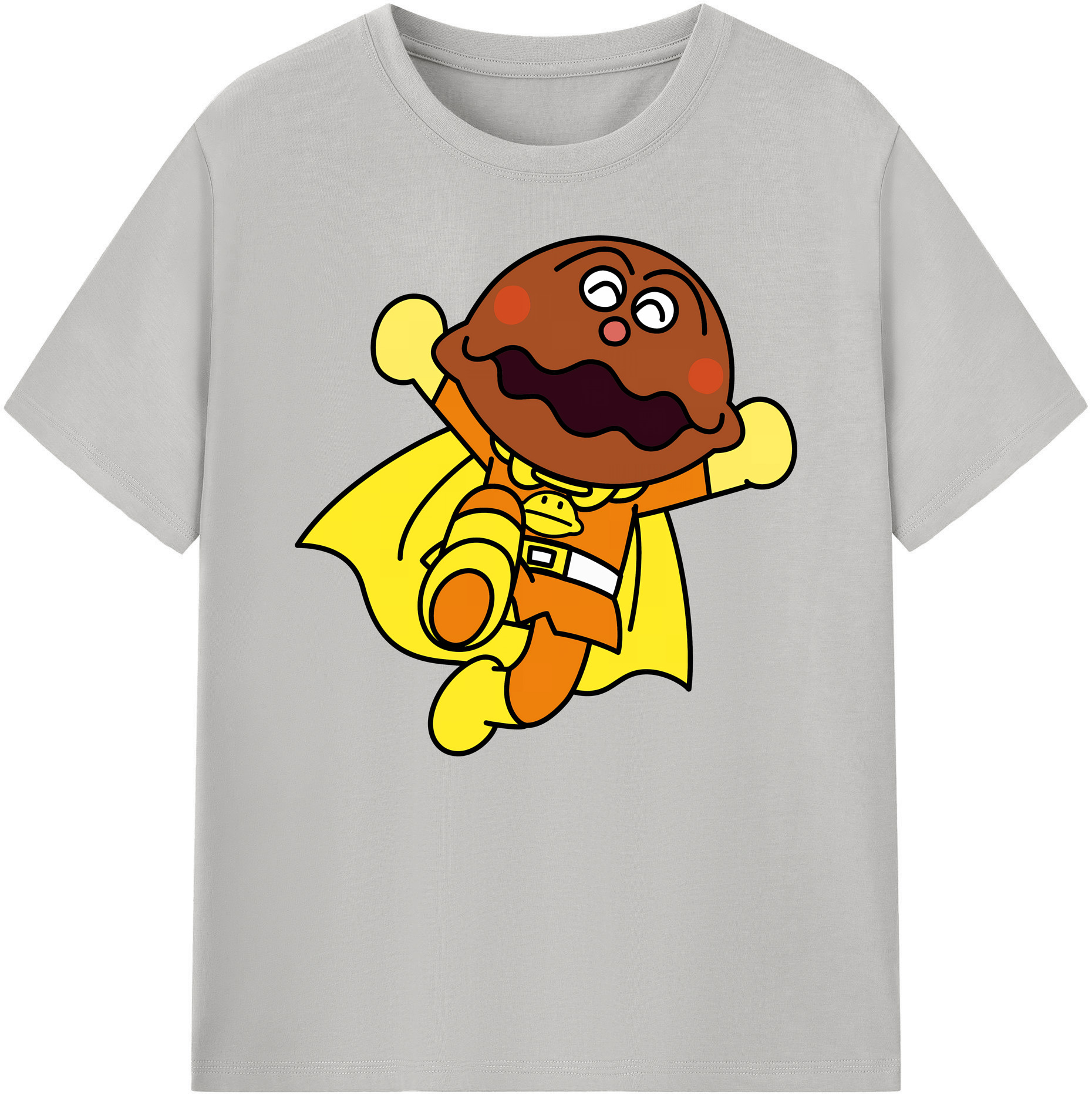 （画像用） アンパンマン Anpanman 綿100％ メンズ半袖Tシャツ｜肌触りやわらか＆通気性