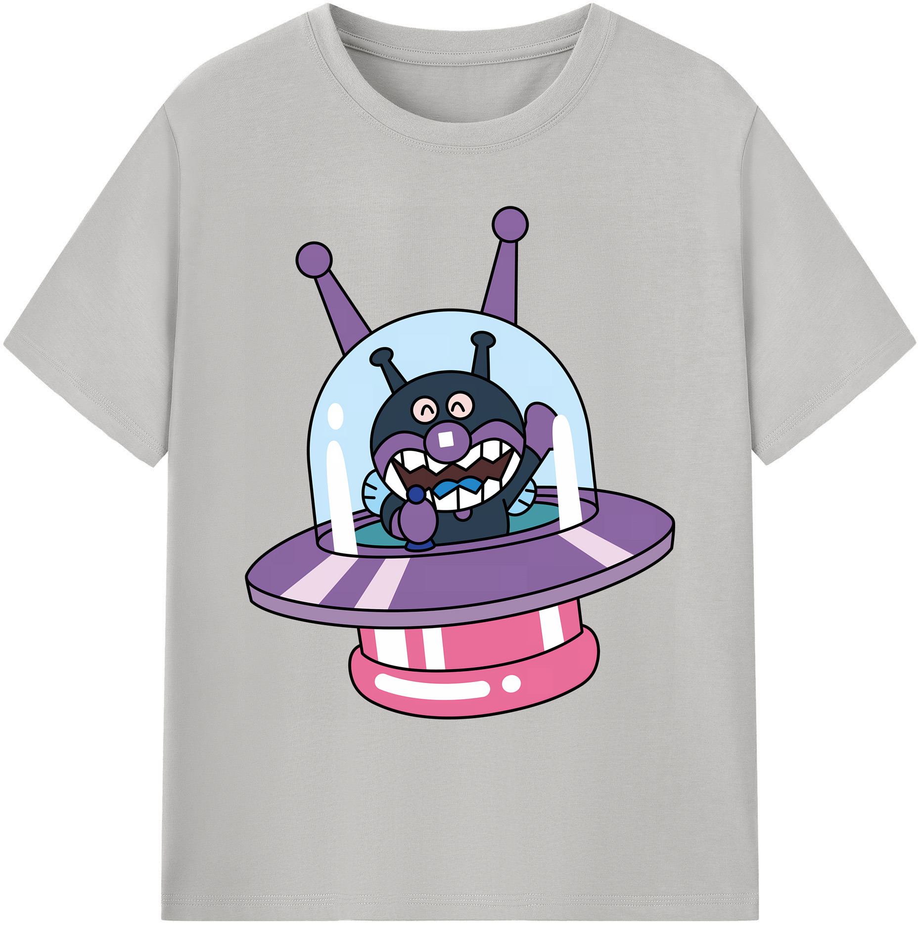（画像用） アンパンマン Anpanman 綿100％ メンズ半袖Tシャツ｜肌触りやわらか＆通気性