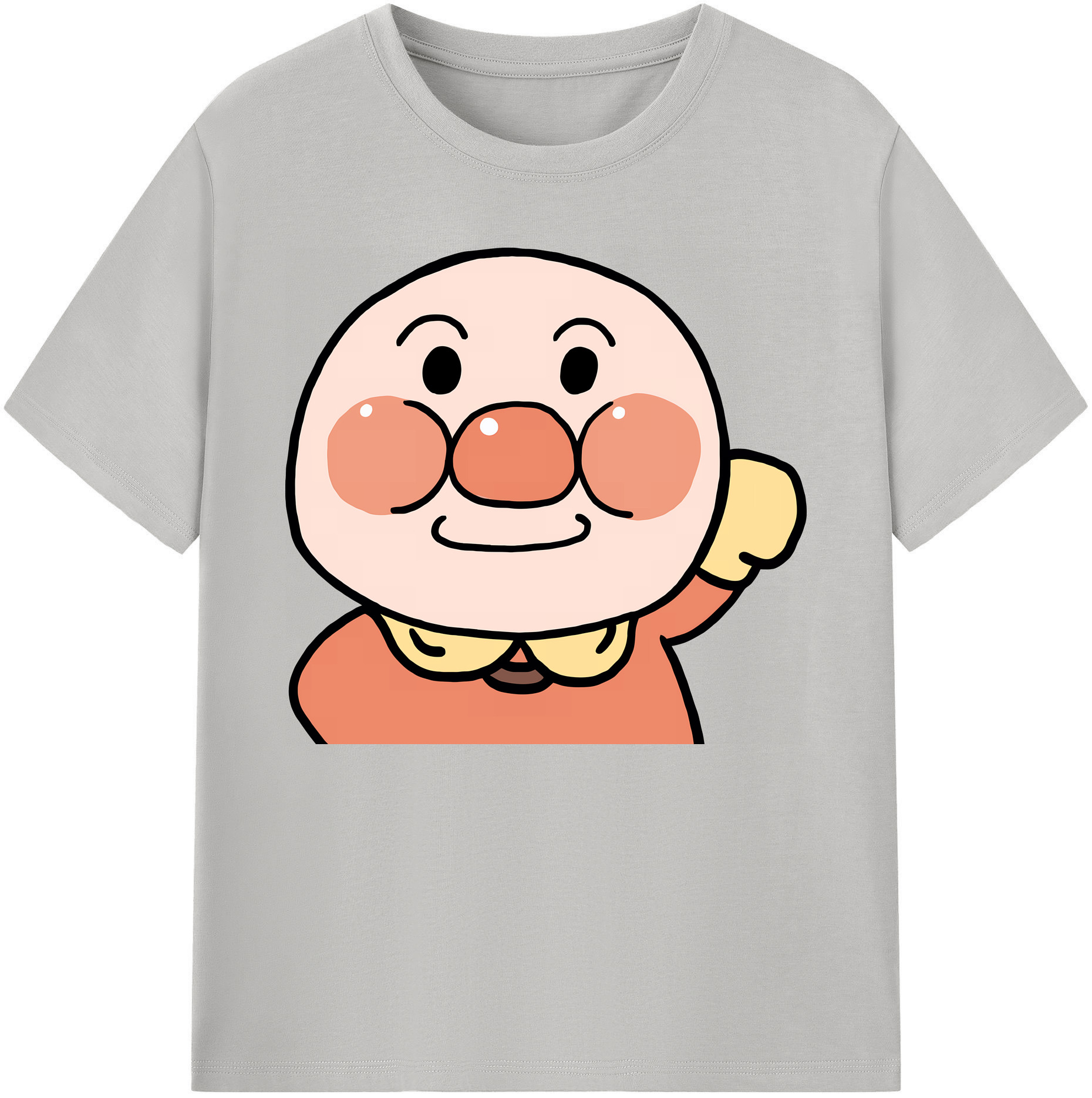 （画像用） アンパンマン Anpanman 綿100％ メンズ半袖Tシャツ｜肌触りやわらか＆通気性