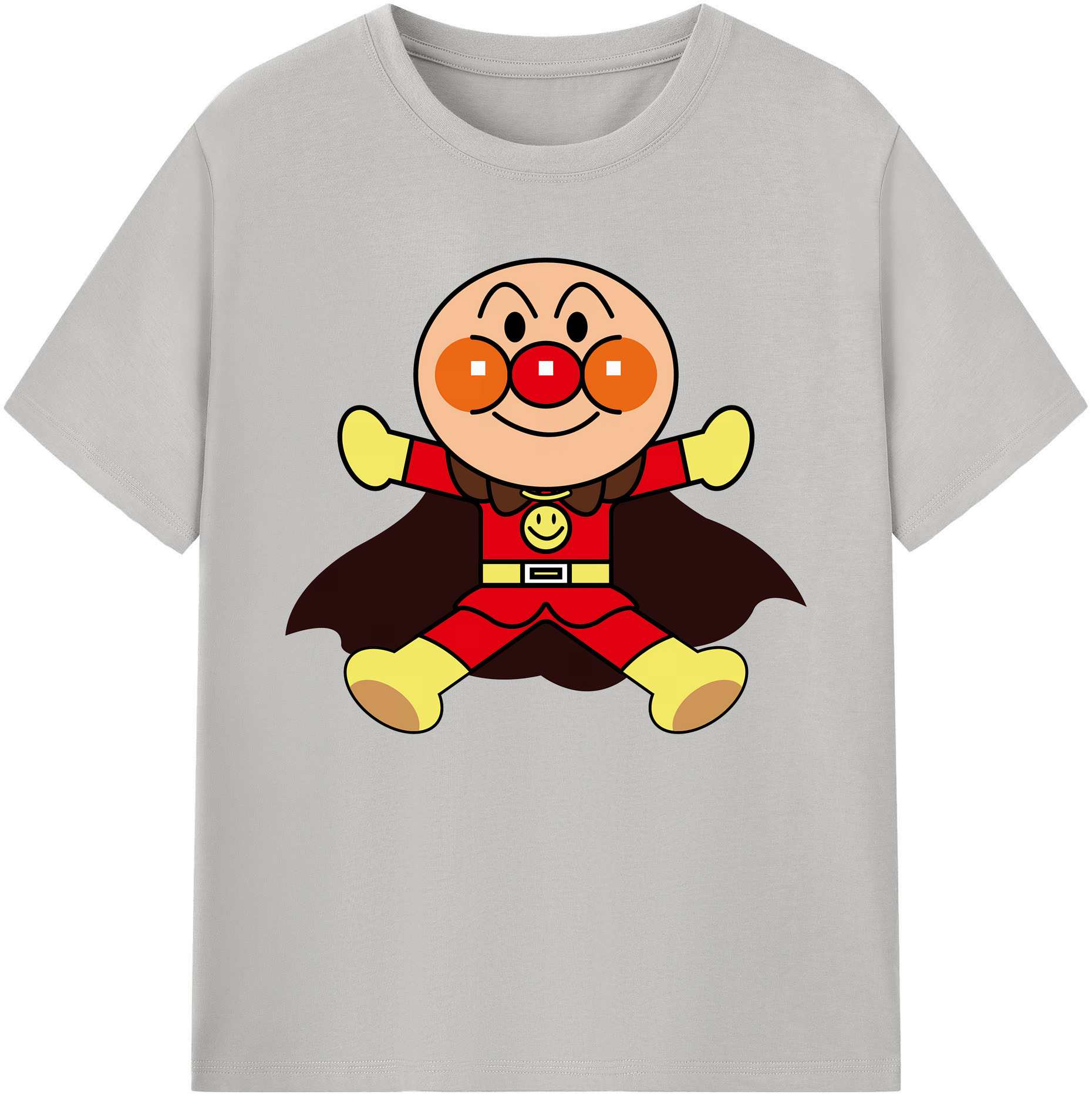 （画像用） アンパンマン Anpanman 綿100％ メンズ半袖Tシャツ｜肌触りやわらか＆通気性
