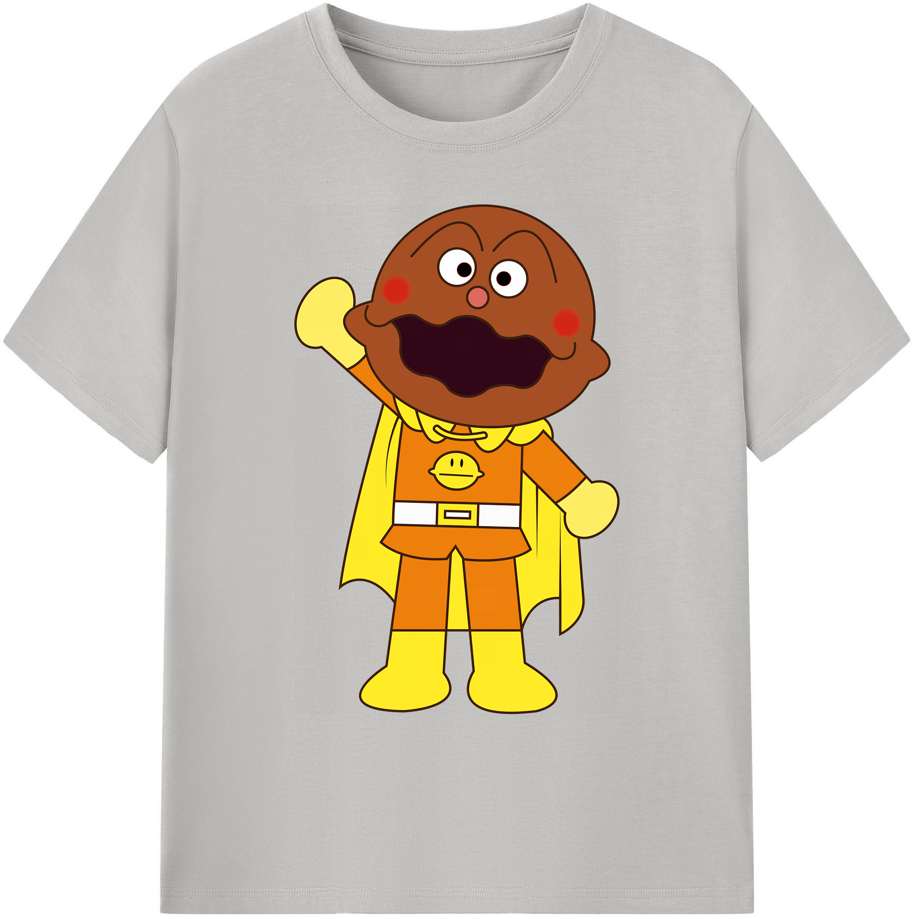 （画像用） アンパンマン Anpanman 綿100％ メンズ半袖Tシャツ｜肌触りやわらか＆通気性
