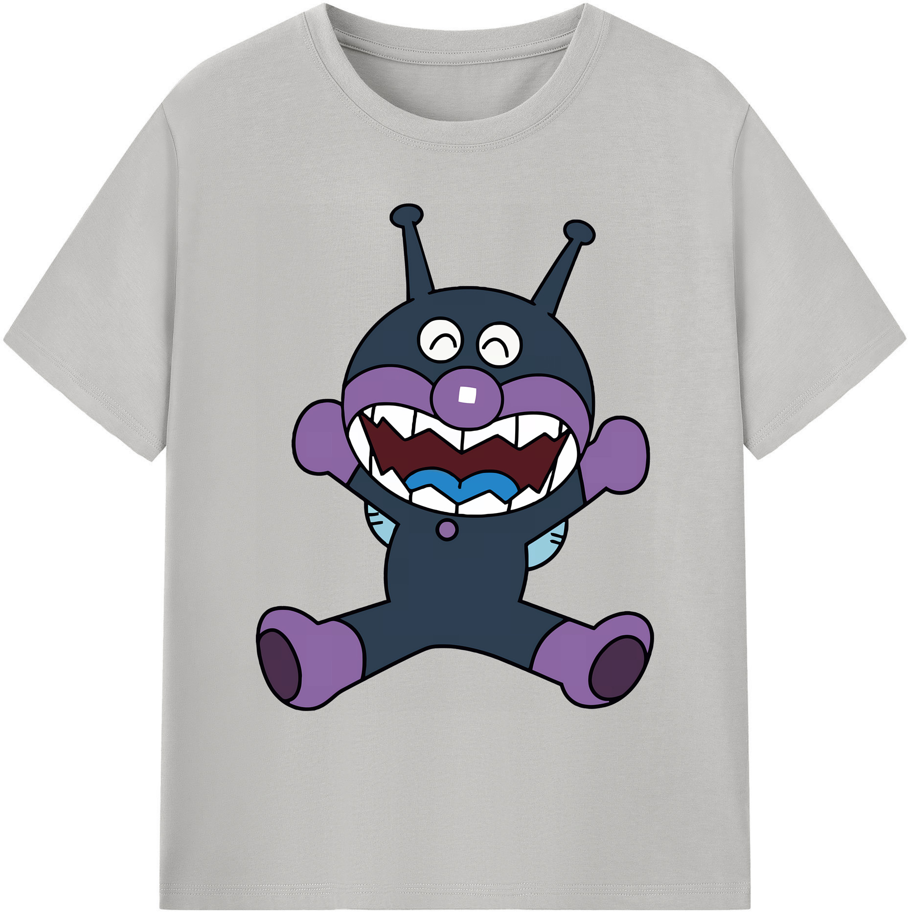 （画像用） アンパンマン Anpanman 綿100％ メンズ半袖Tシャツ｜肌触りやわらか＆通気性