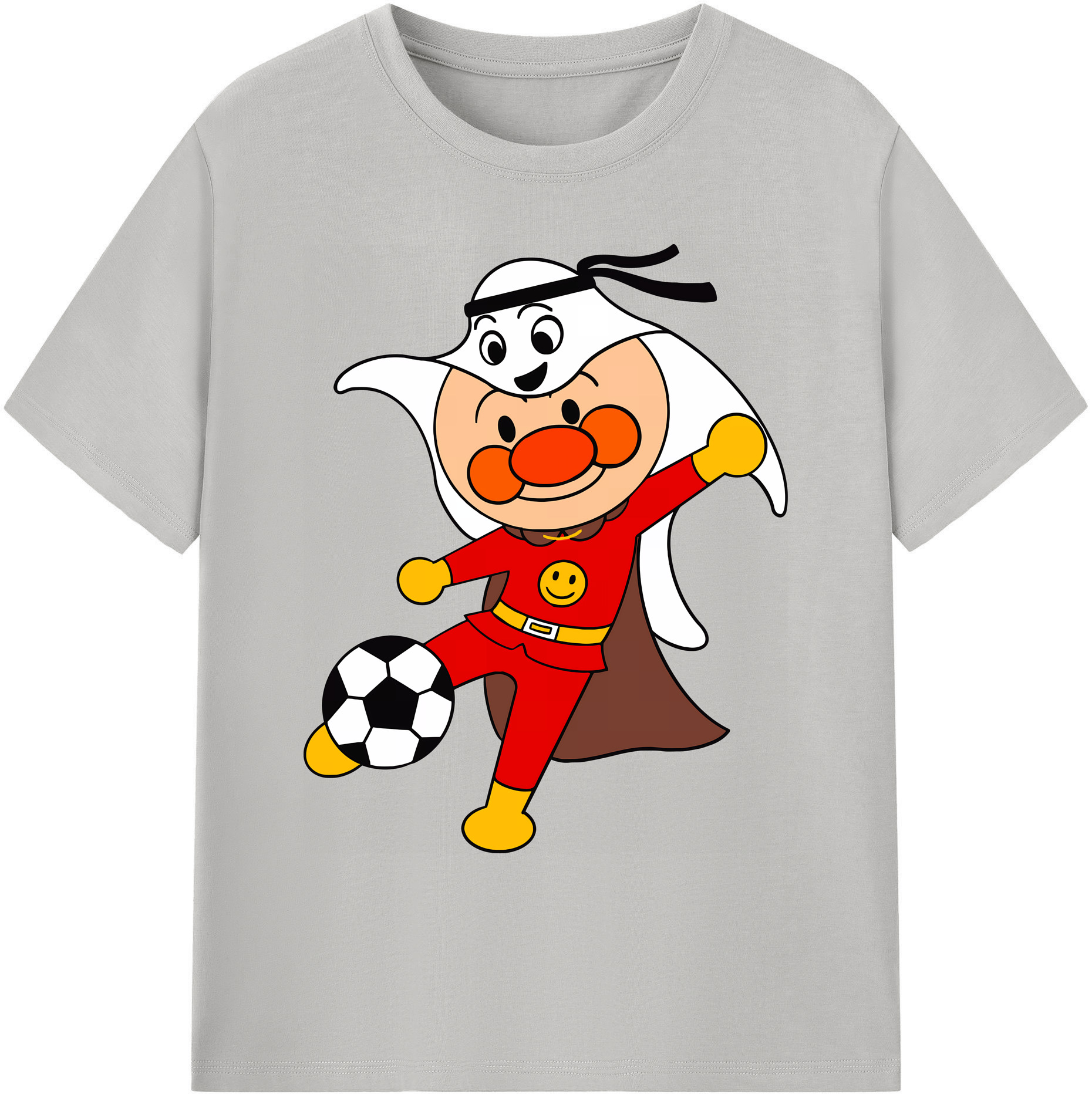 （画像用） アンパンマン Anpanman 綿100％ メンズ半袖Tシャツ｜肌触りやわらか＆通気性