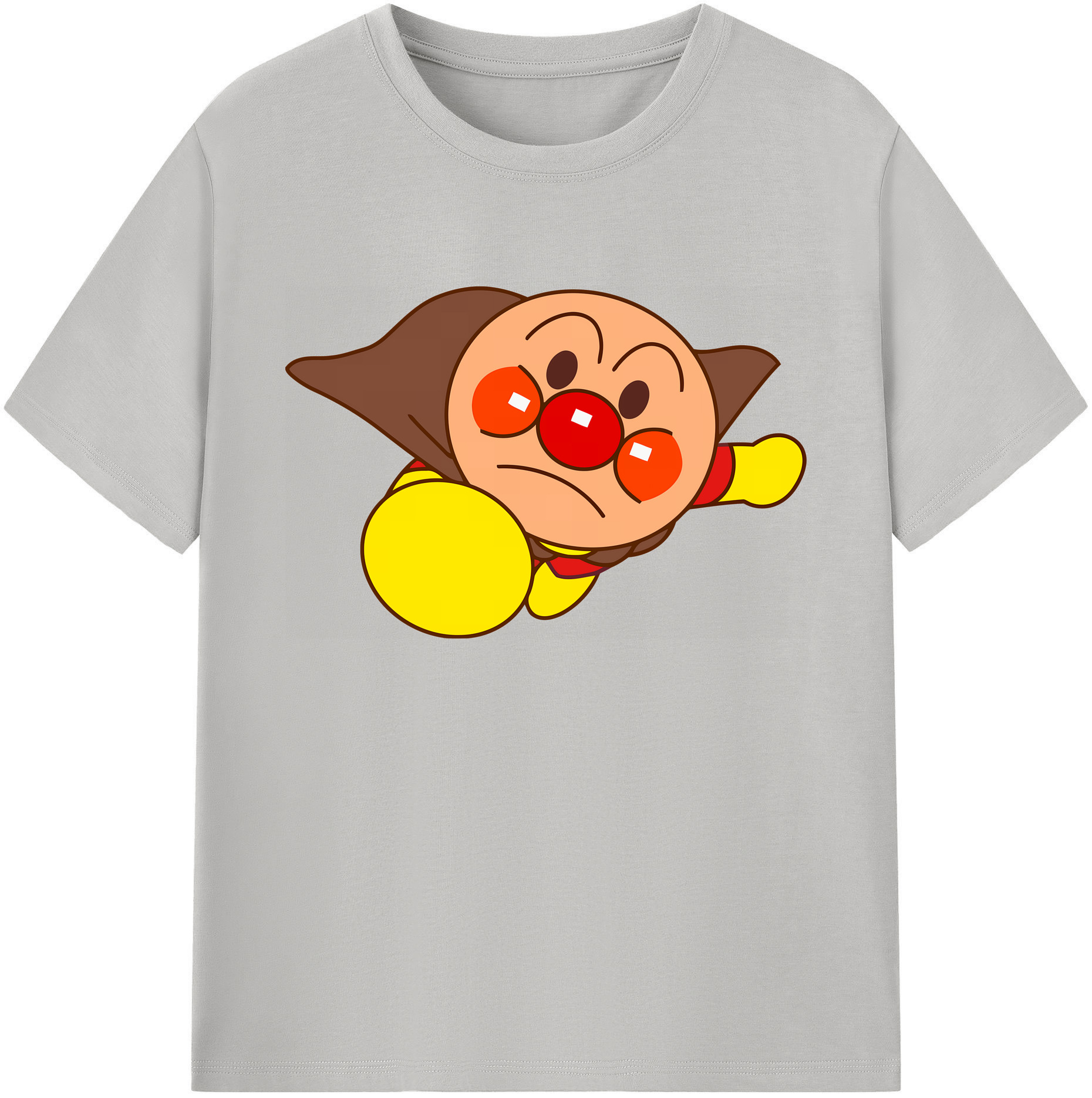 （画像用） アンパンマン Anpanman 綿100％ メンズ半袖Tシャツ｜肌触りやわらか＆通気性