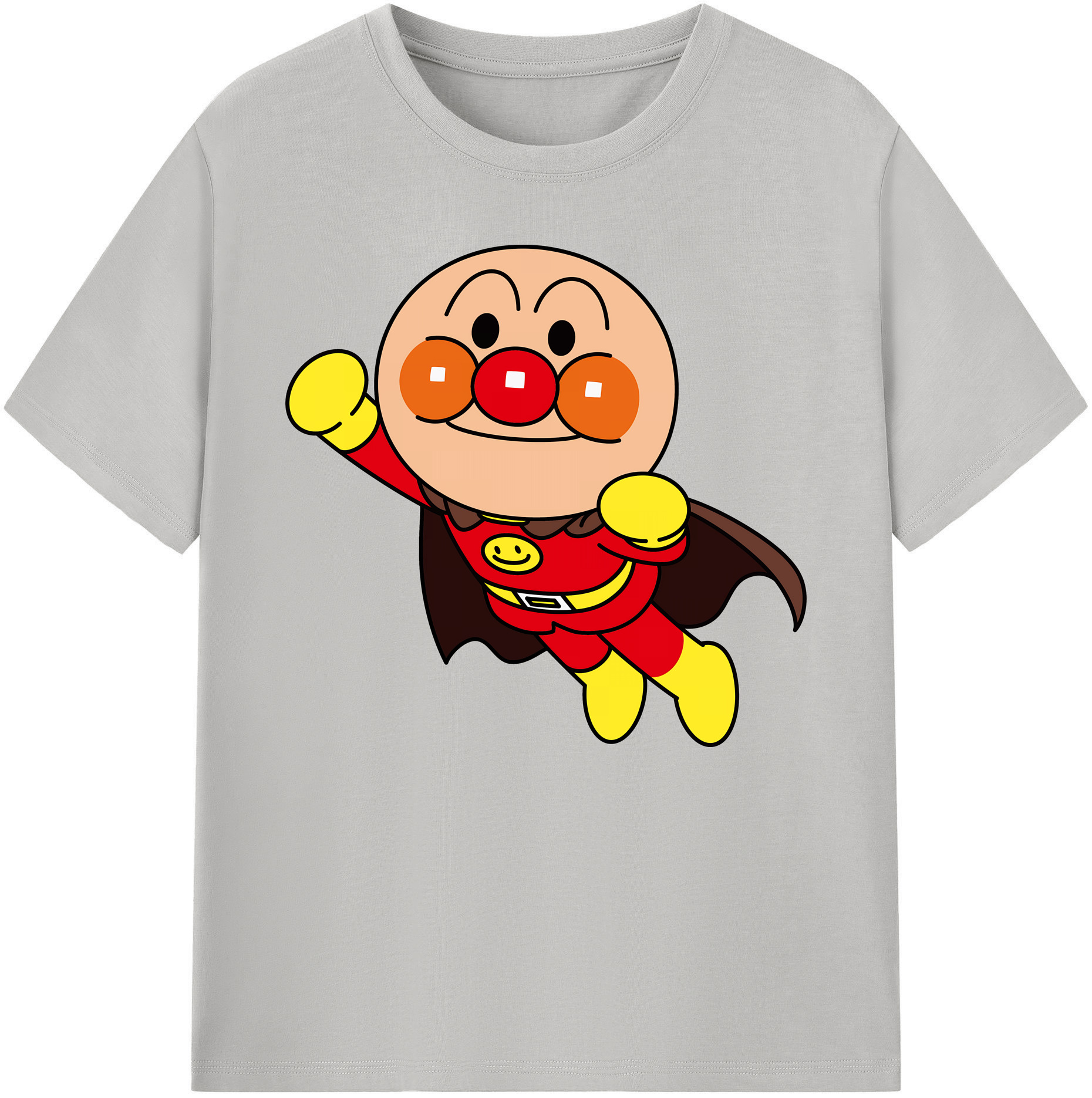 （画像用） アンパンマン Anpanman 綿100％ メンズ半袖Tシャツ｜肌触りやわらか＆通気性