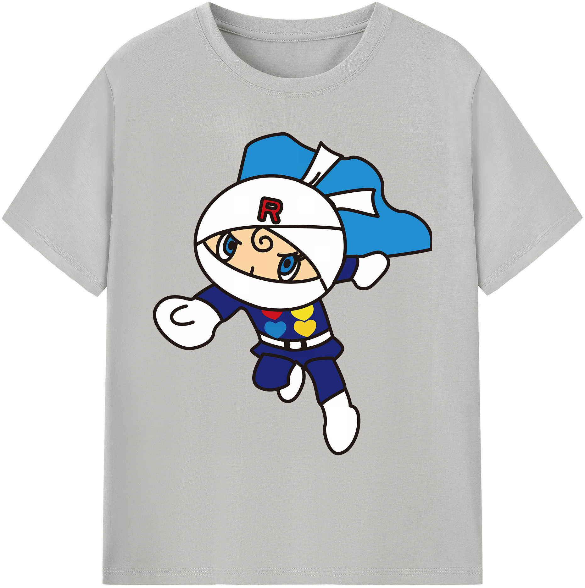 （画像用） アンパンマン Anpanman 綿100％ メンズ半袖Tシャツ｜肌触りやわらか＆通気性